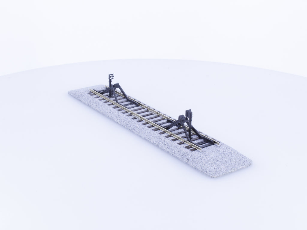 Kato 2170 HO 1 Pair of Straight Track With Bumpers (#3)