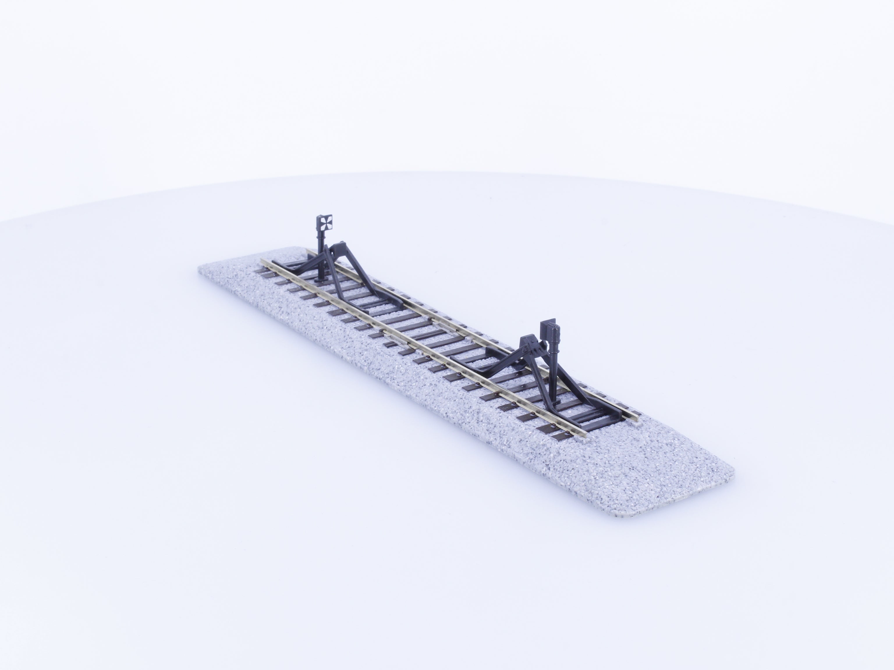 Kato 2170 HO 1 Pair of Straight Track With Bumpers (#3)