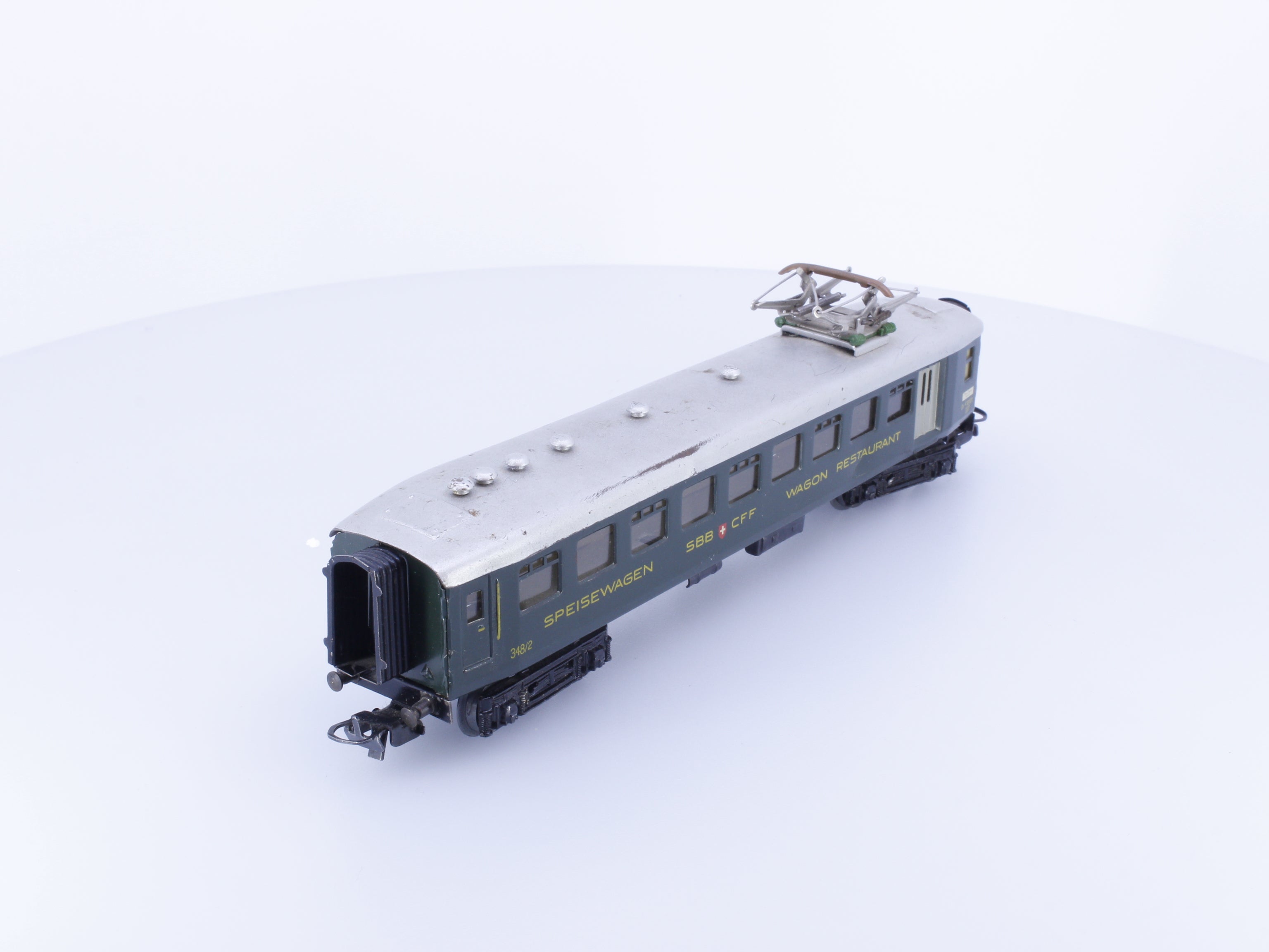Marklin 348/2 HO SBB-CFF-FFS Restaurant Car with Pantograph 348/2