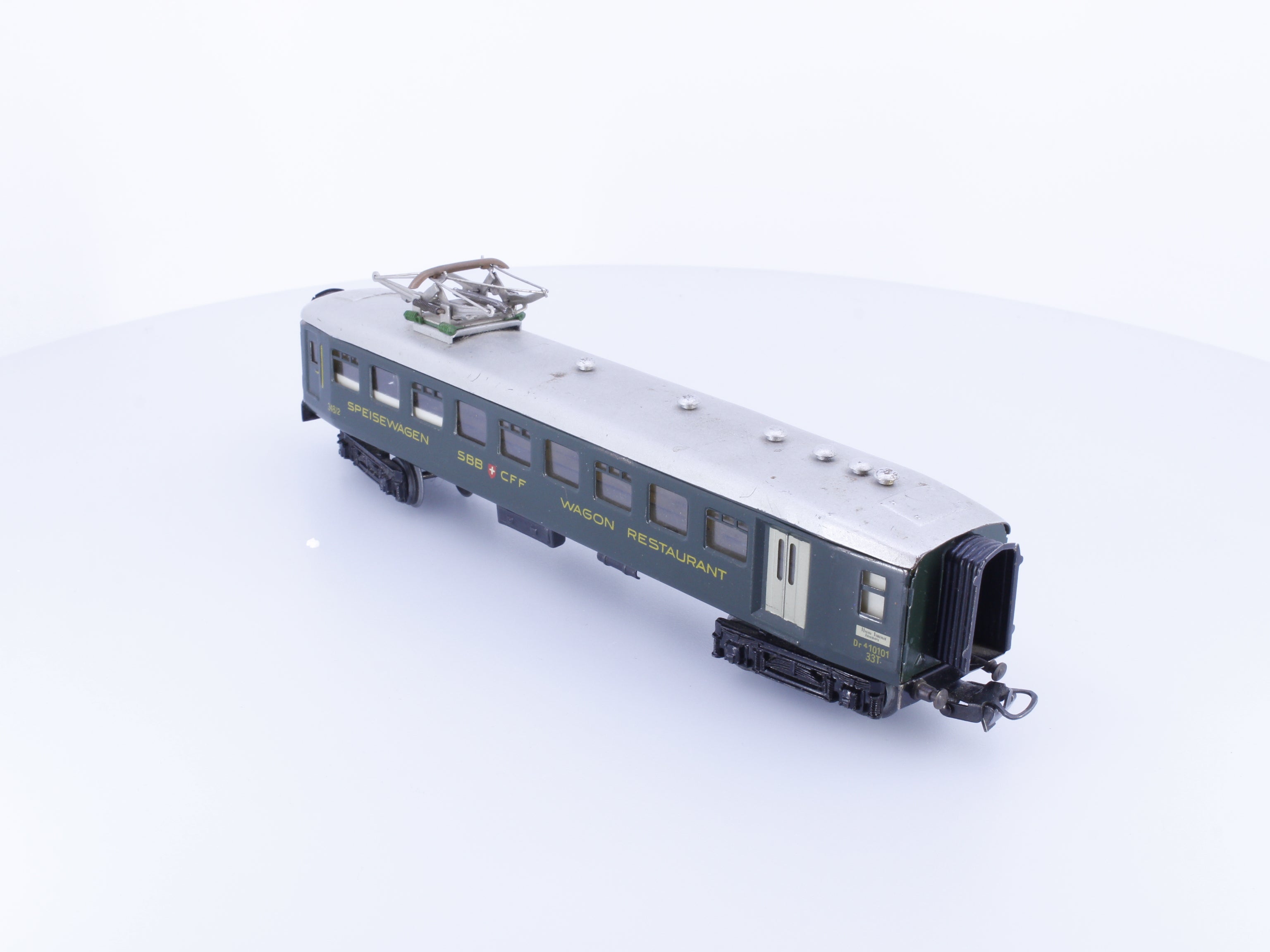 Marklin 348/2 HO SBB-CFF-FFS Restaurant Car with Pantograph 348/2