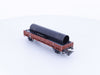Marklin 4607 HO DB Flat Car with Pipe Load. Missing Stakes 476315