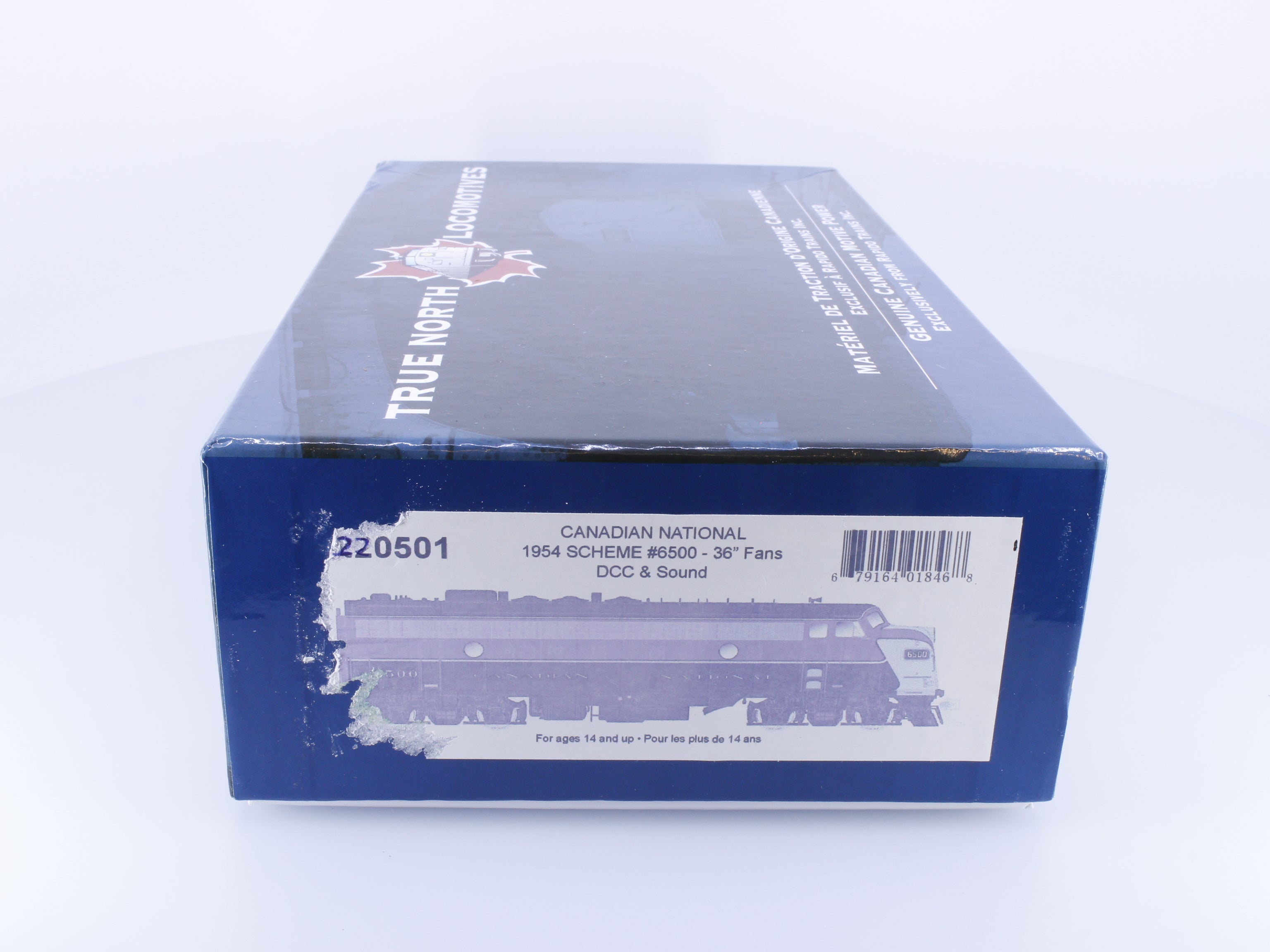 Rapido 220501 HO FP9A Diesel Locomotive 1954 Scheme Canadian National (CN) 6500 DCC & Sound