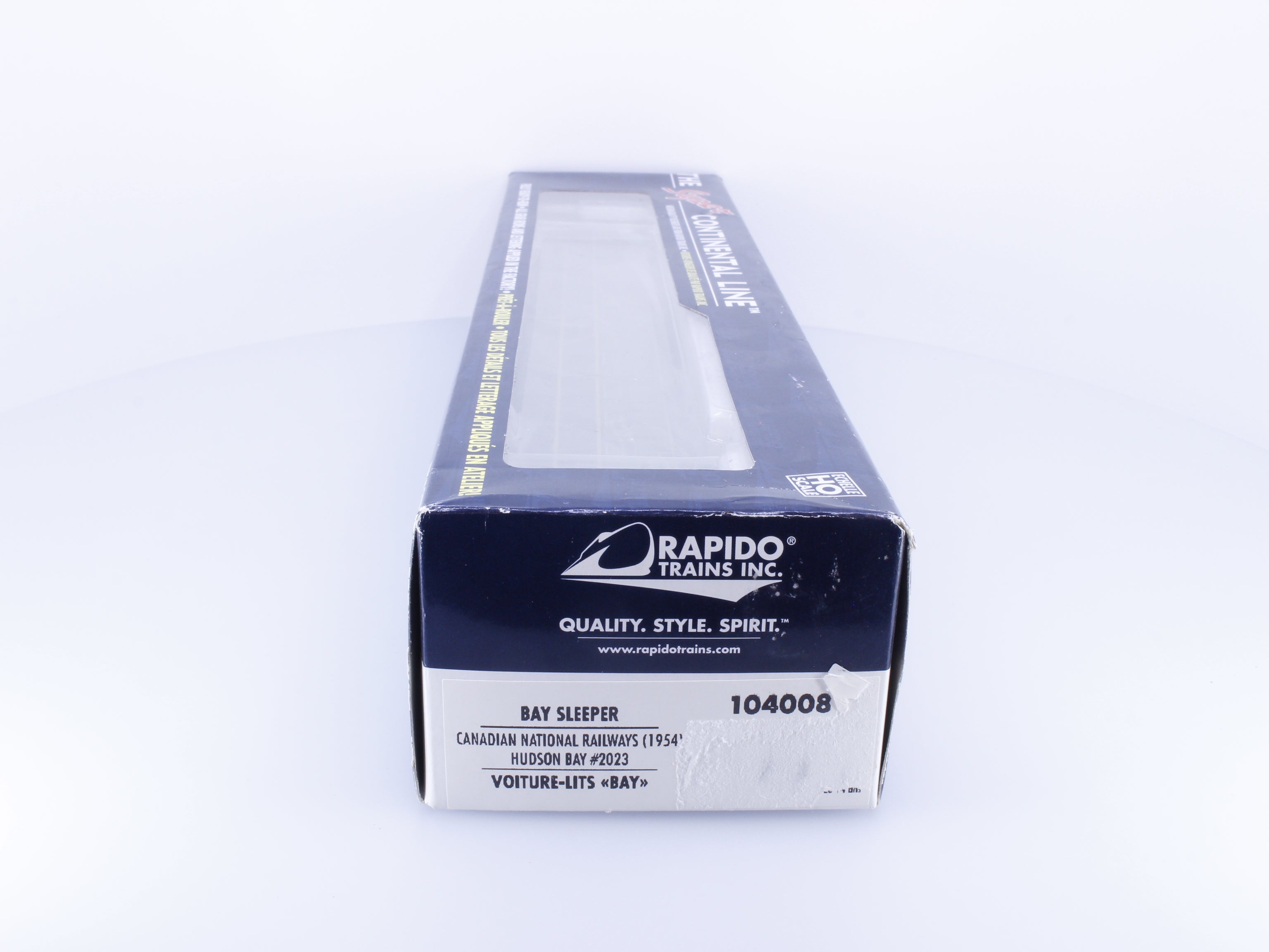 Rapido 104008 HO Bay Sleeper with Interior Lighting Canadian National (CN) Hudson Bay