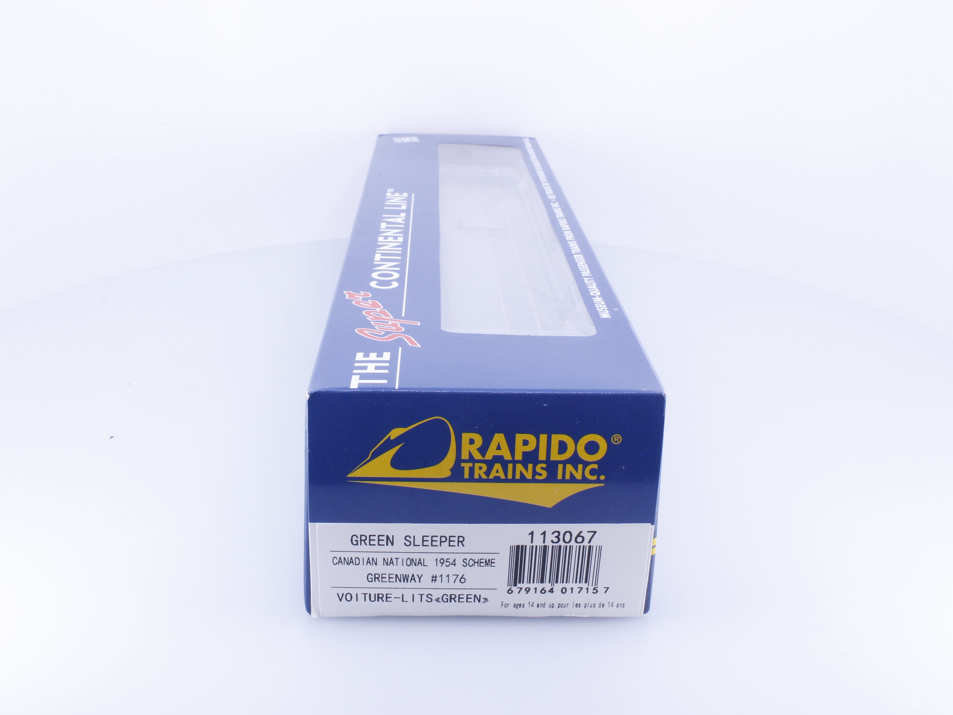 Rapido 113067 HO Green Sleeper Passenger Car Canadian National (CN) Greenway