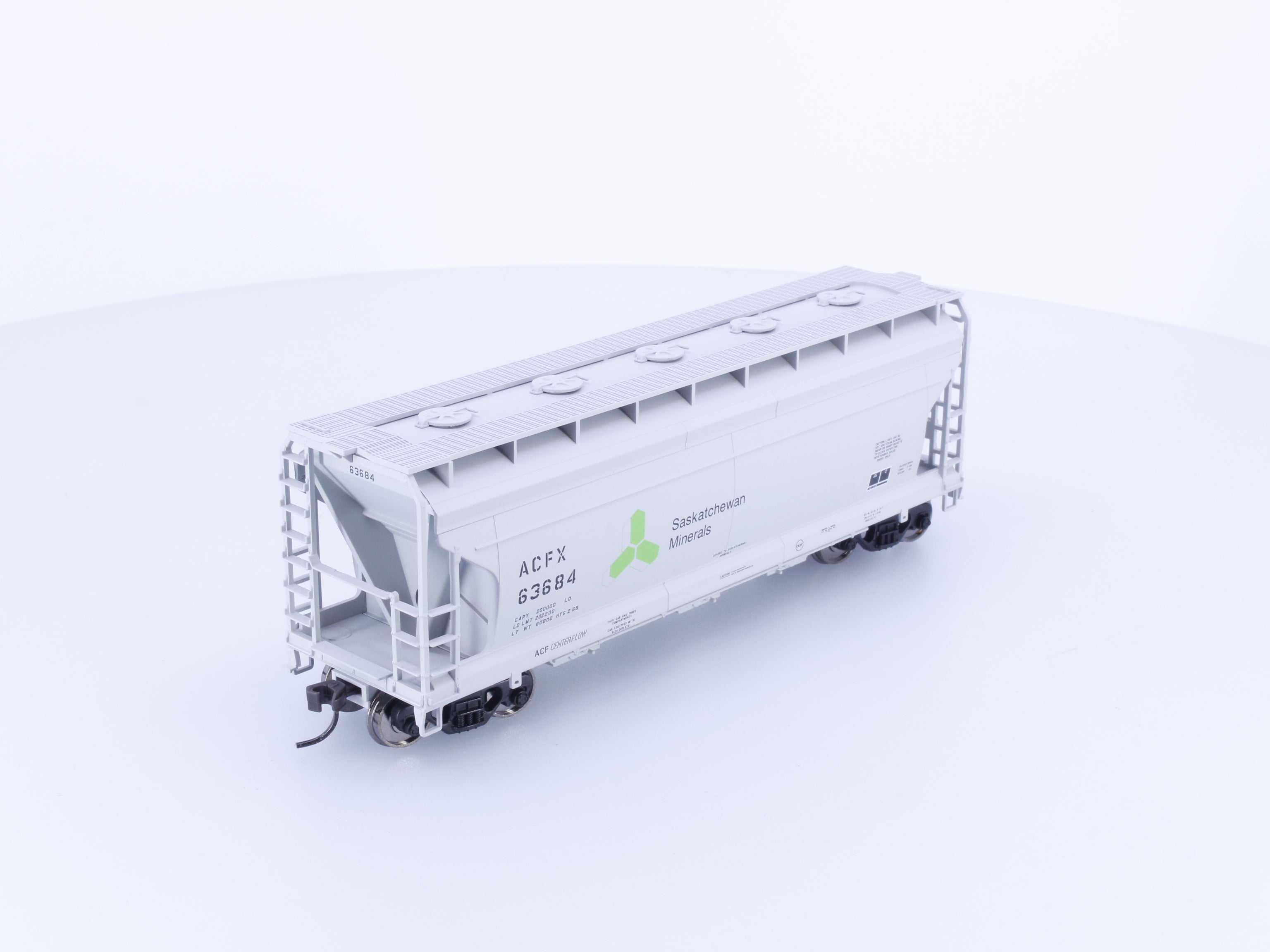 Trueline Trains TLT200539 HO ACF 3560 Covered Hopper Saskatchewan Minerals American Car and Foundry (ACF/ACFX) 63684