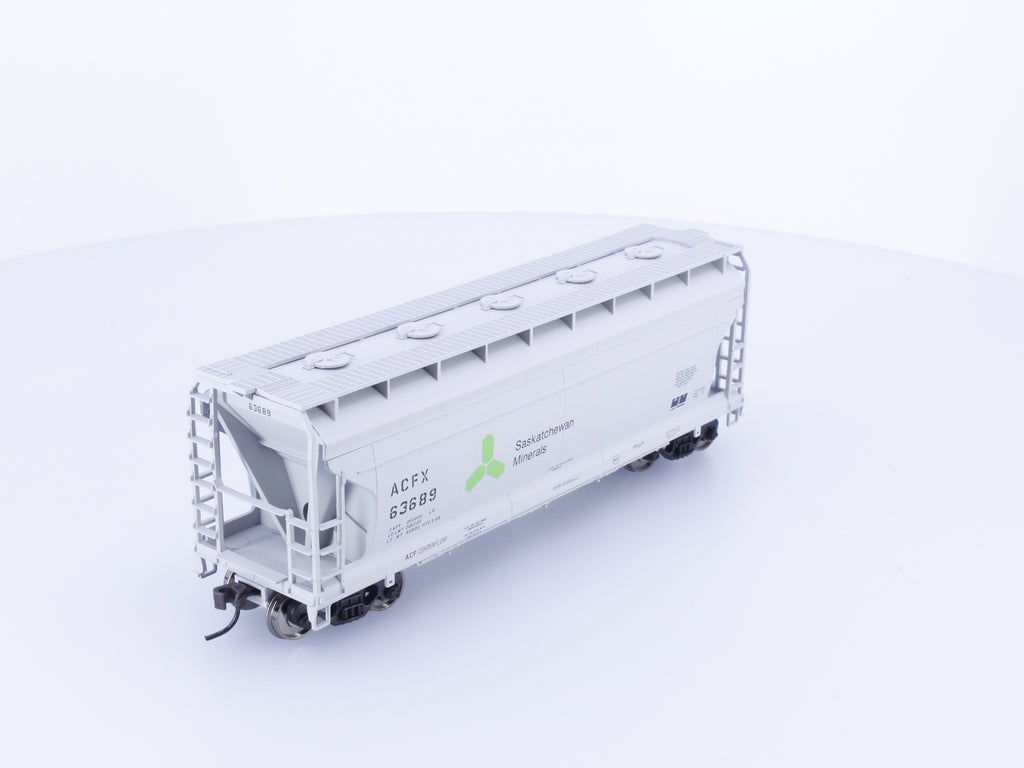 Trueline Trains TLT200541 HO ACF 3560 Covered Hopper Saskatchewan Minerals Saskatchewan (SKNX) 63689