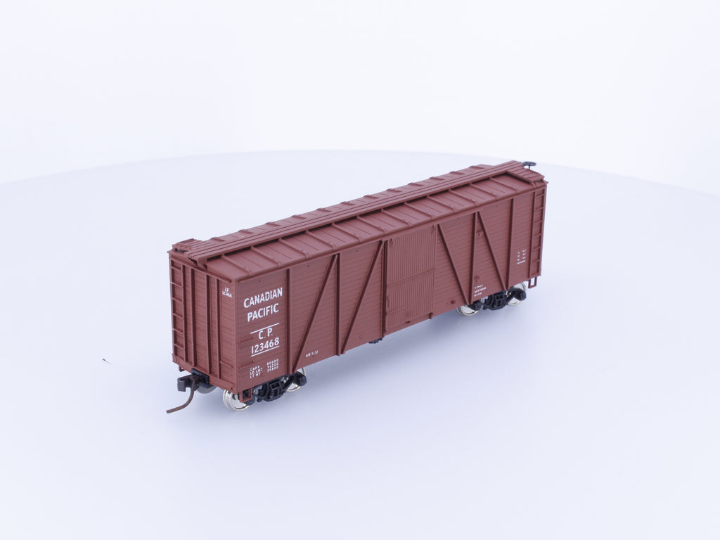 Accurail 97013 HO Accuready 40' Wood 6 Panel Boxcar Canadian Pacific (CP) 123468