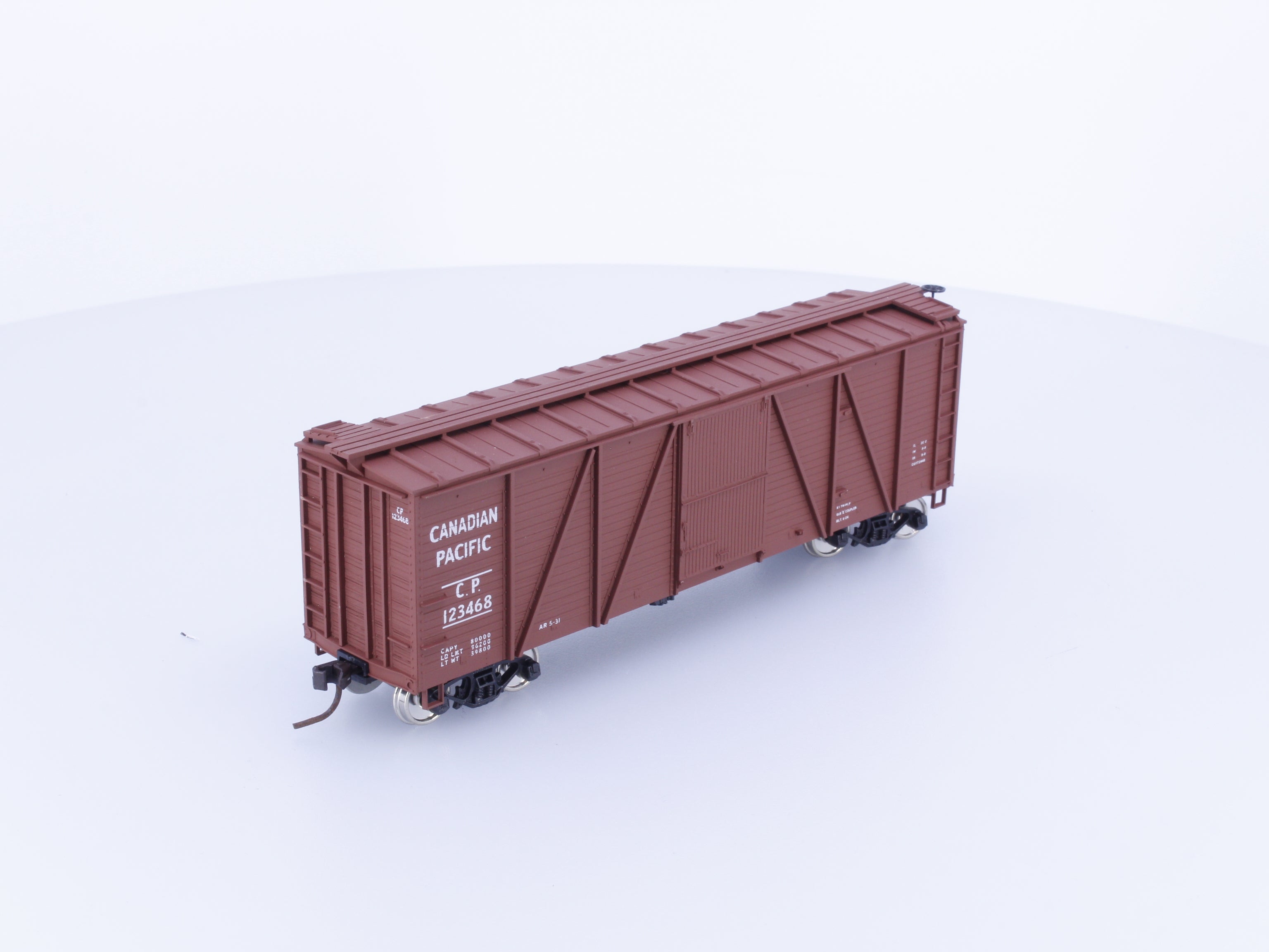 Accurail 97013 HO Accuready 40' Wood 6 Panel Boxcar Canadian Pacific (CP) 123468