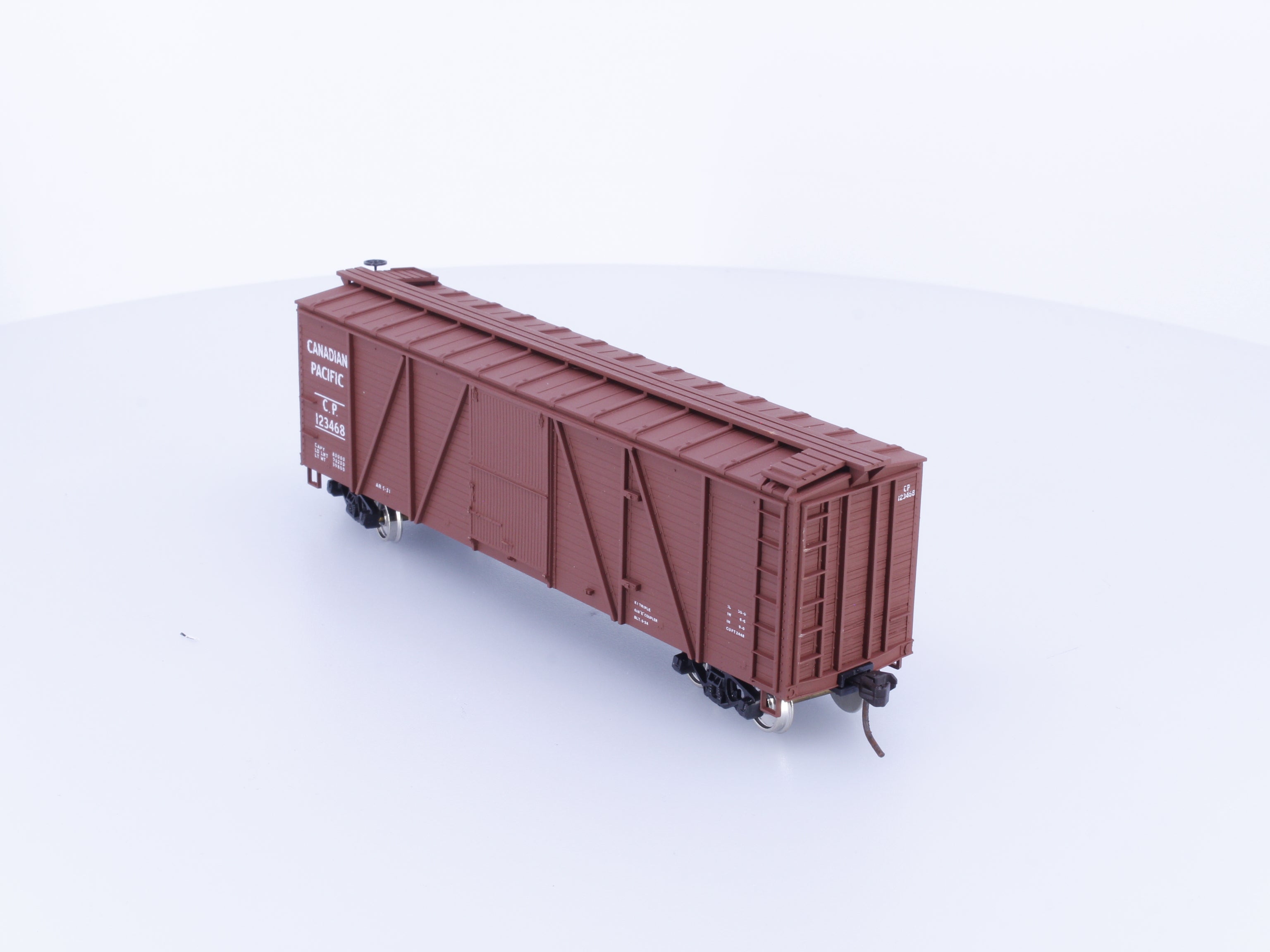 Accurail 97013 HO Accuready 40' Wood 6 Panel Boxcar Canadian Pacific (CP) 123468