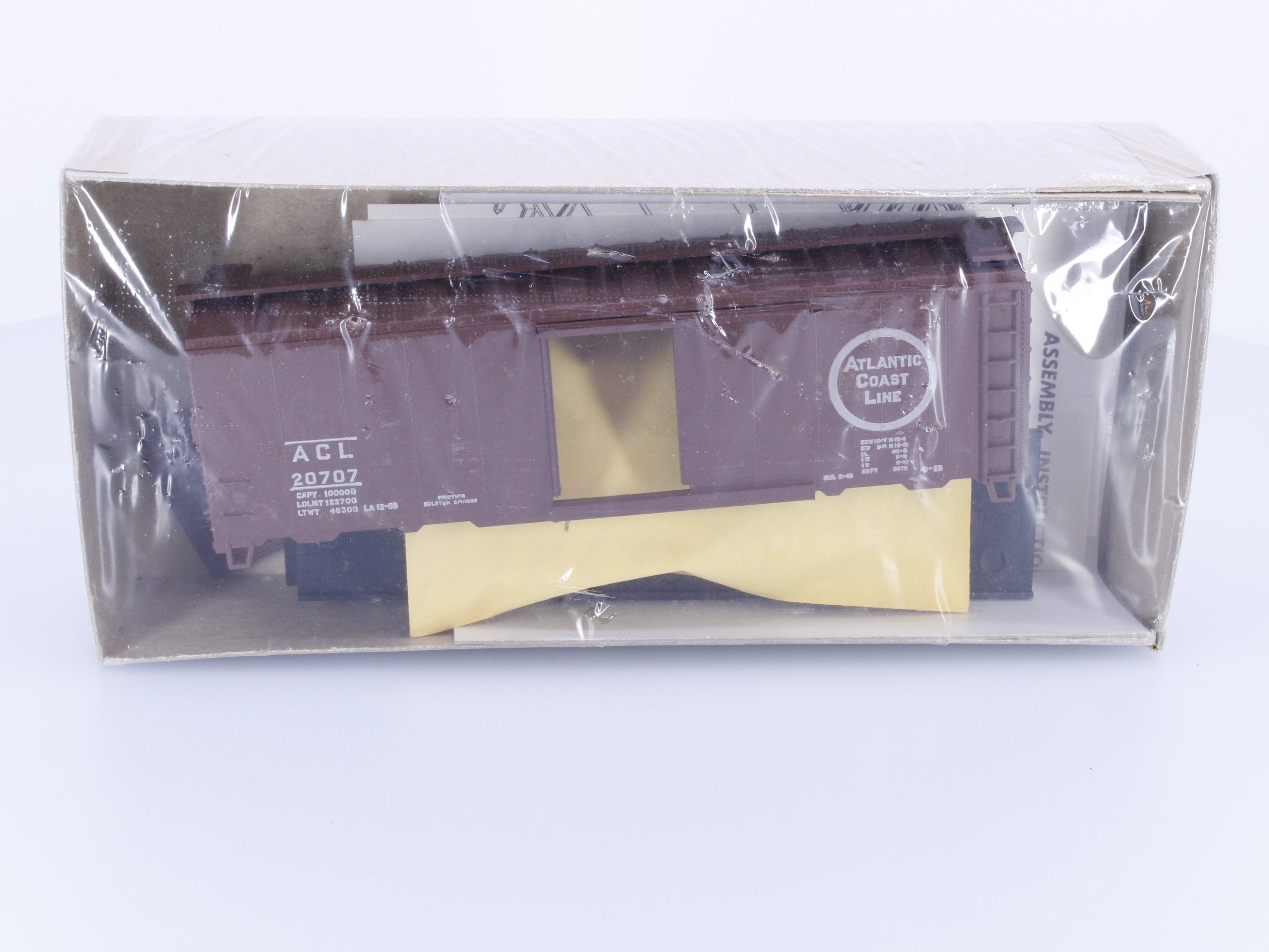 Athearn 5001 HO 40' Boxcar Kit Atlantic Coast Line (ACL) 20707