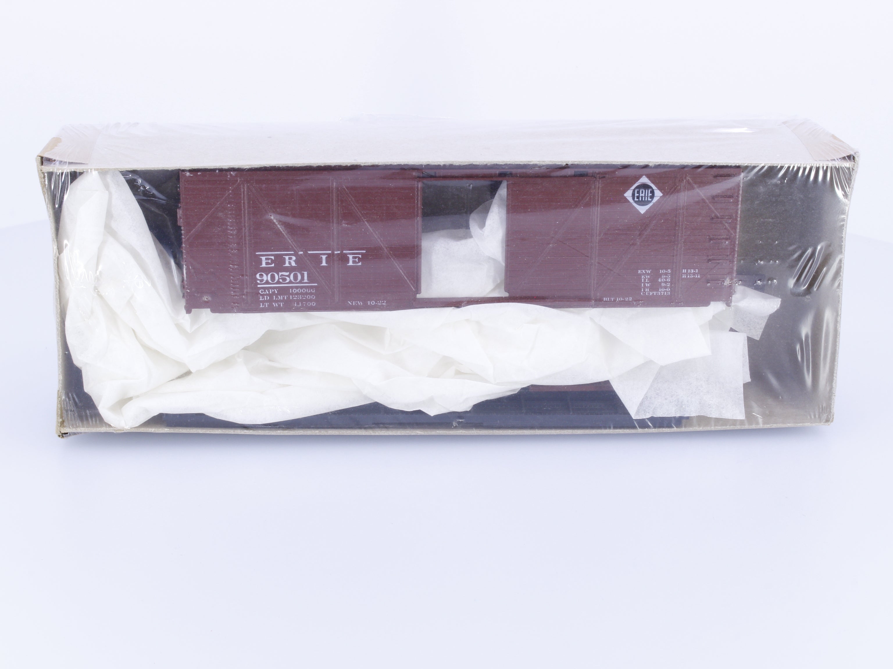 Roundhouse 1031 HO 40' Boxcar Kit Erie Lackawanna (EL) 90501