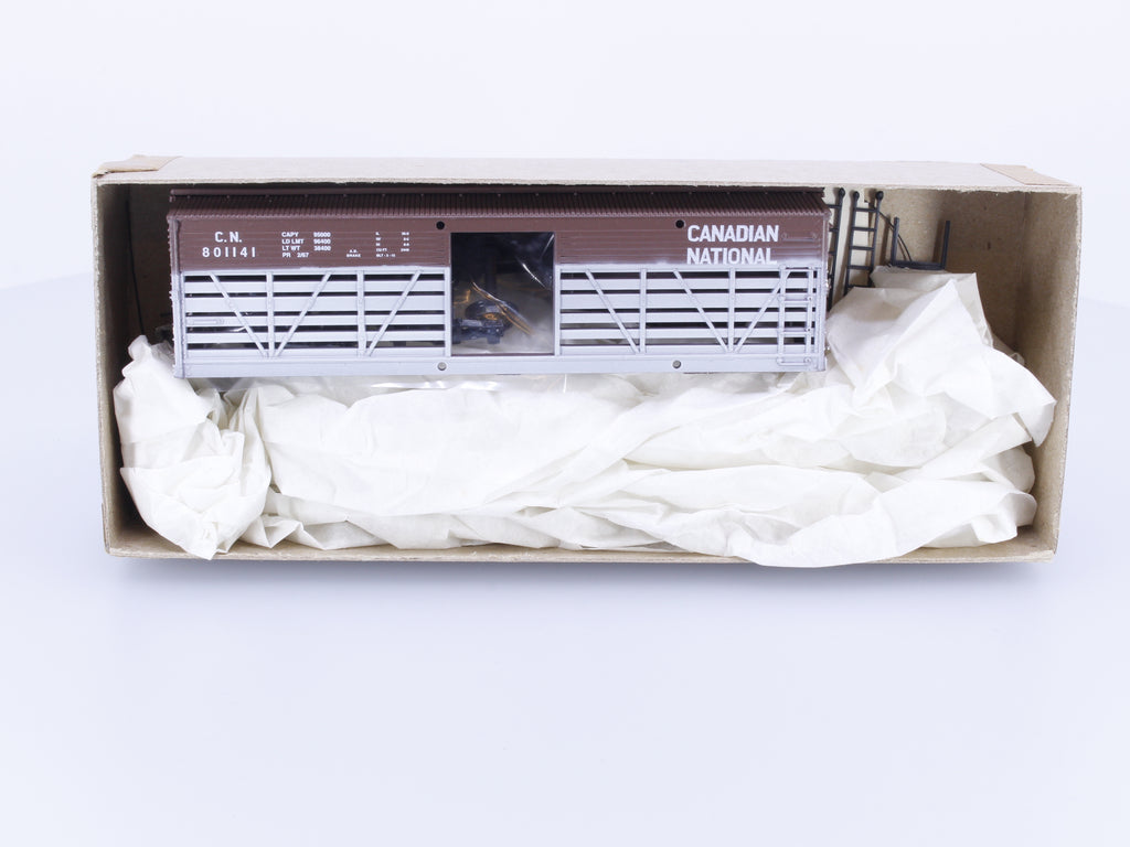 Trains Canada 1-208 HO 36' Wood Stock Car Kit Canadian Pacific (CP) 801141