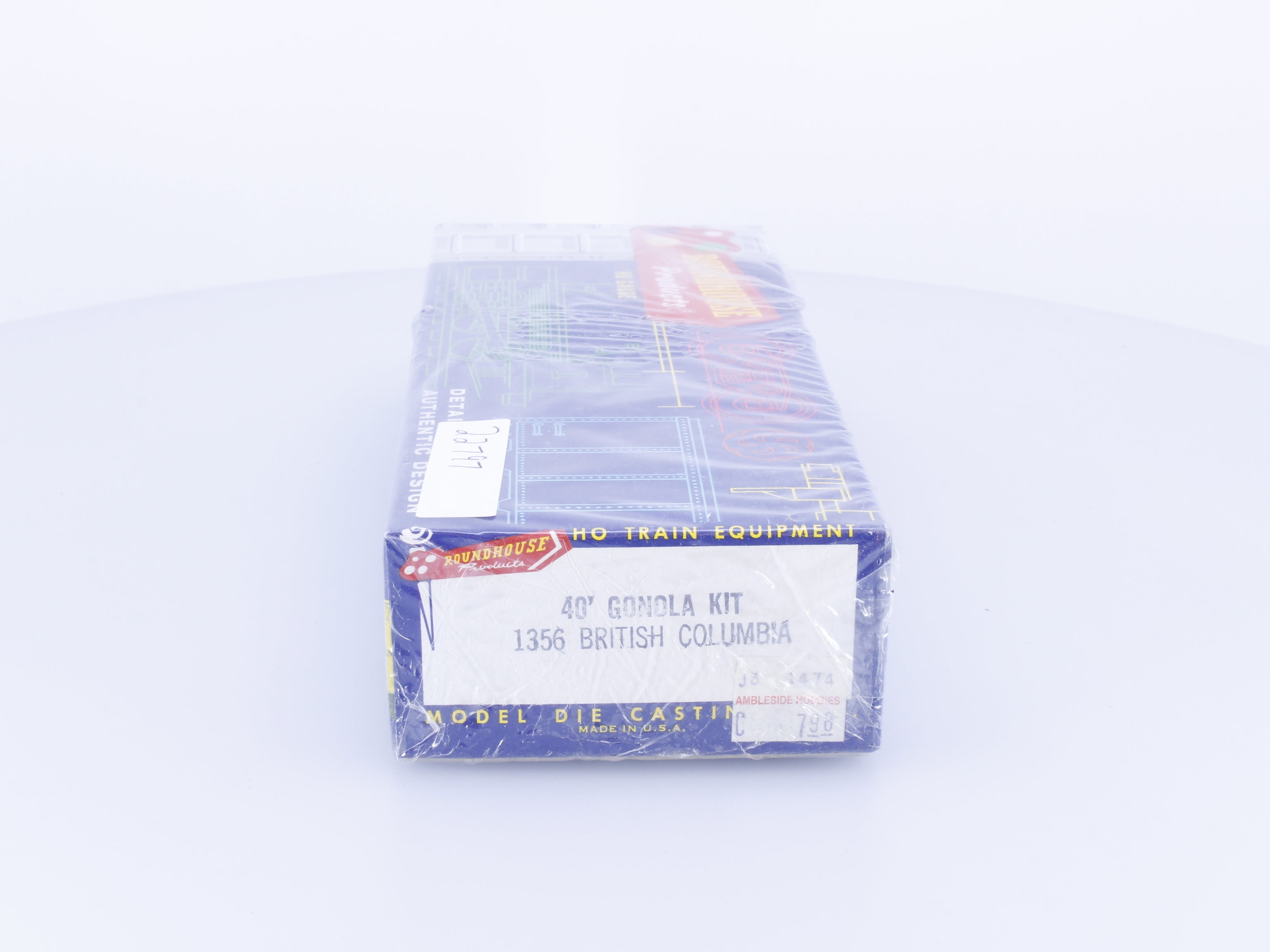 Roundhouse 1356 HO 40' Gondola Kit BC Rail (BCOL) 9234
