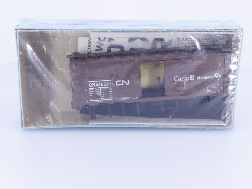 H&D 1-121 HO 40' Manitoba Grain Boxcar Kit Canadian National (CN) 445531