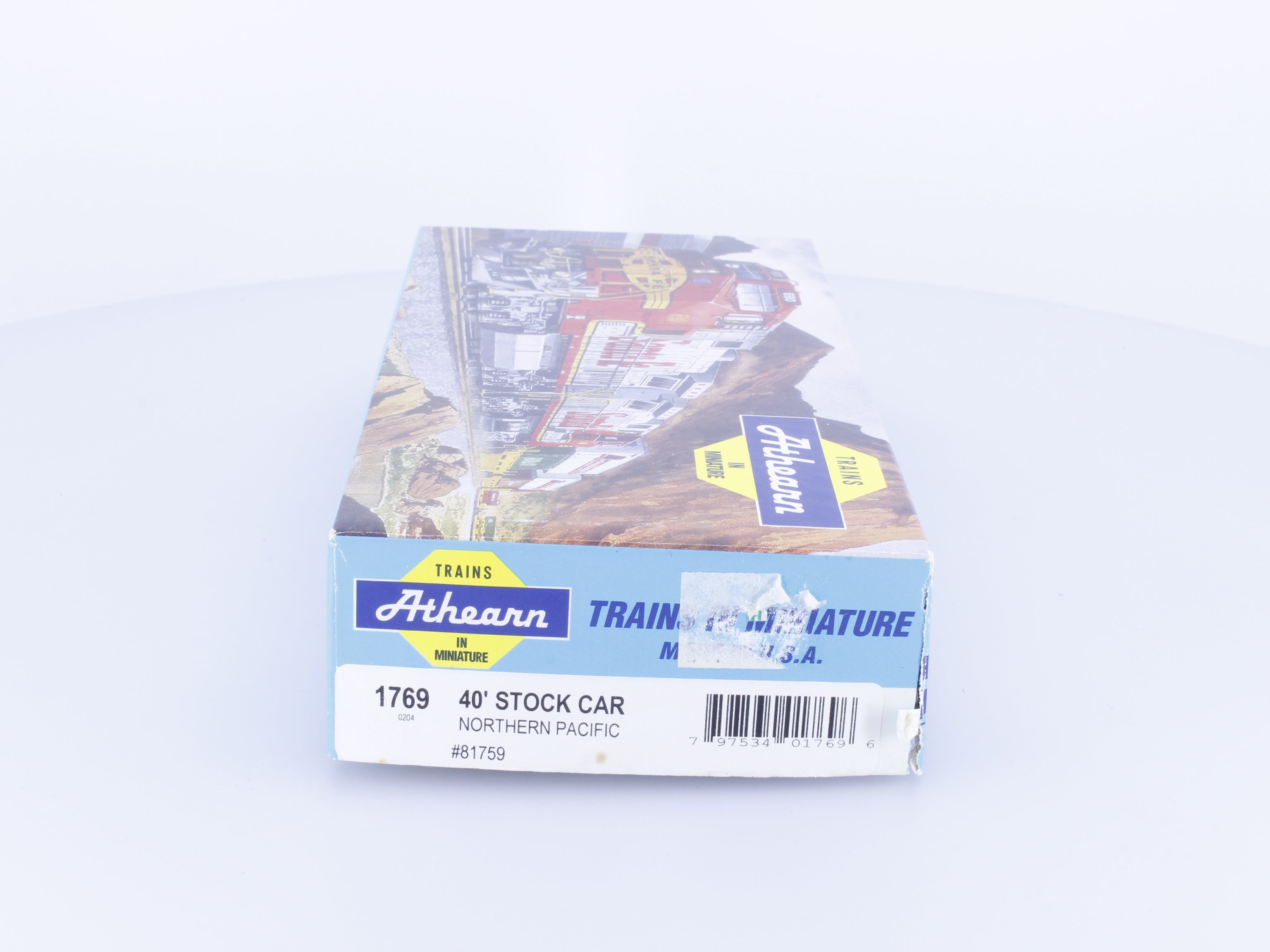 Athearn 1769 HO 40' Stock Car Kit Northern Pacific (NP) 81759 (#1)