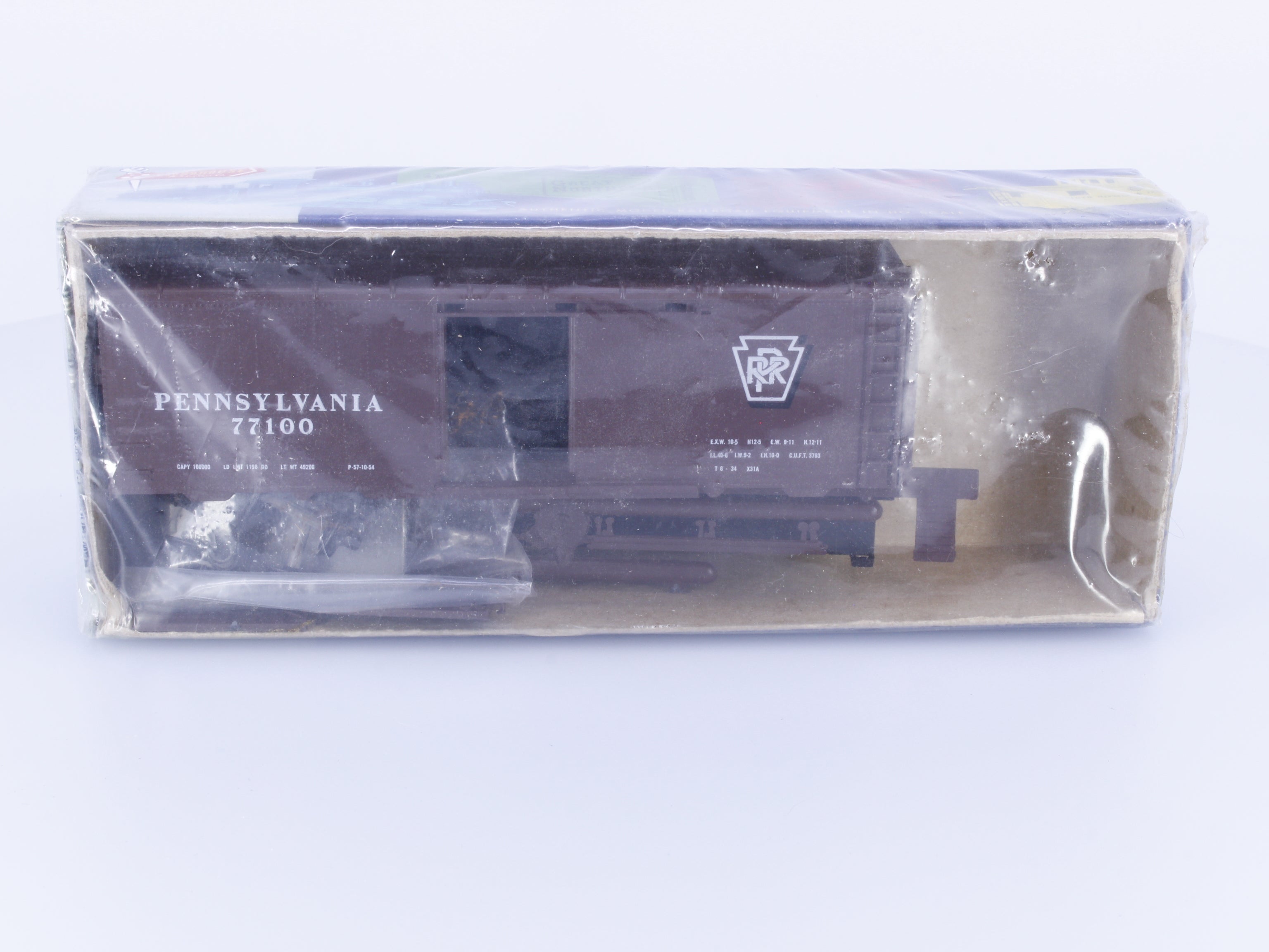 Roundhouse 1081 HO 40' Round Top Boxcar Kit Pennsylvania (PRR) 77100