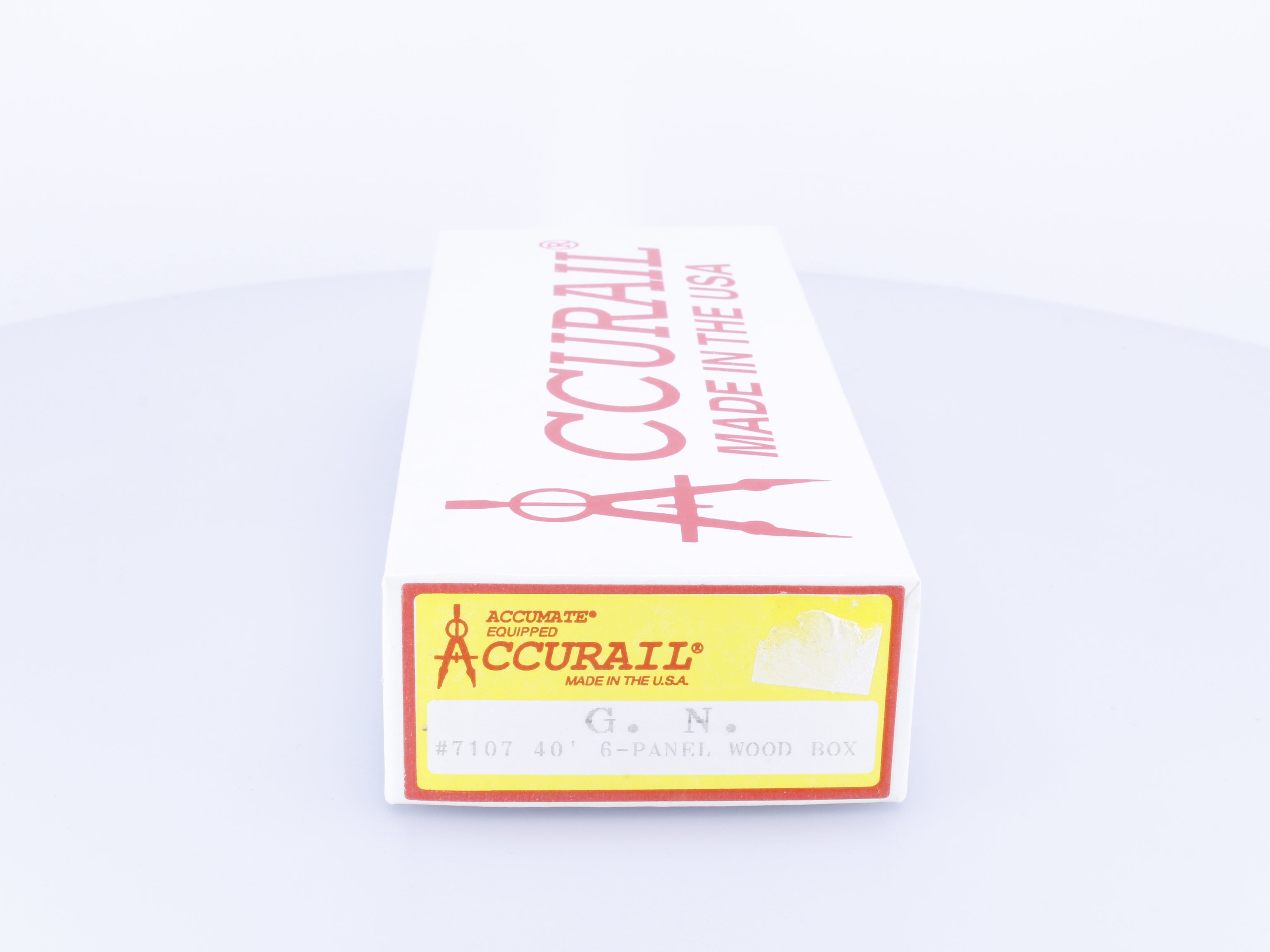 Accurail 7107 HO 40' 6 Panel Wood Boxcar Kit Great Northern (GN) 31426