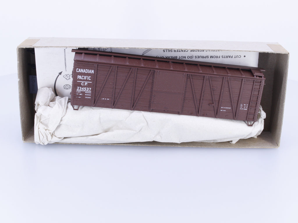 Accurail 4204 HO 40' Outside Braced Boxcar Steel Ends Kit #2 Canadian Pacific (CP) 234537