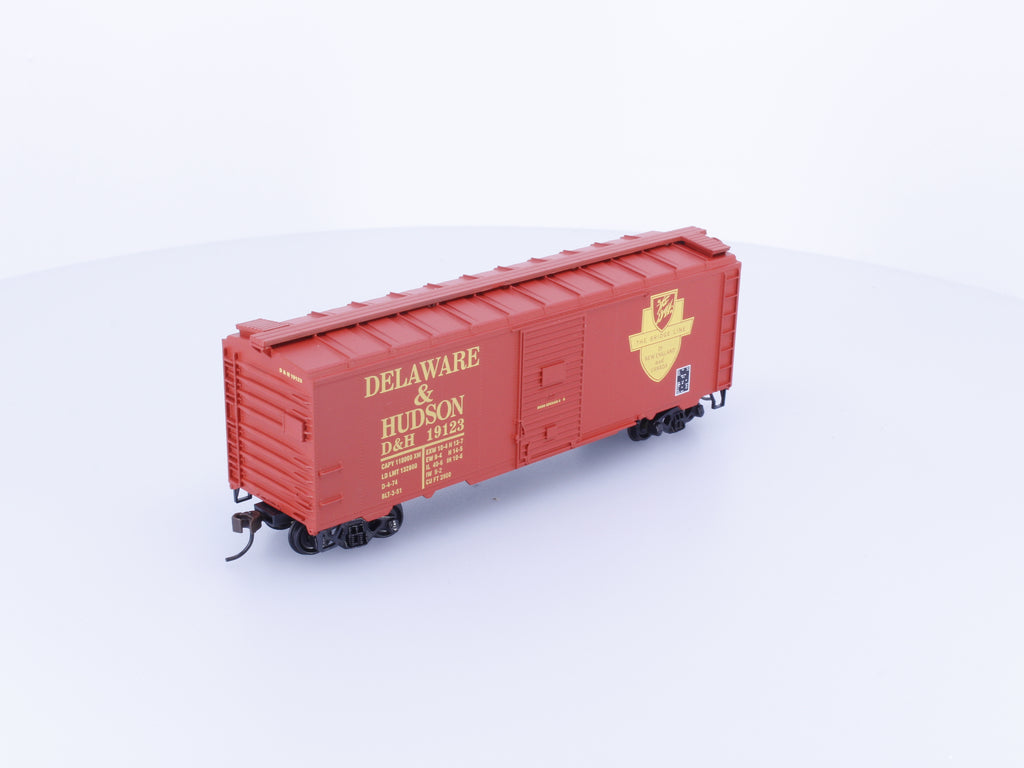 Roundhouse 20405 HO R-T-R 40' AAR Single Door Box Car Delaware and Hudson Railway (D&H) 19123