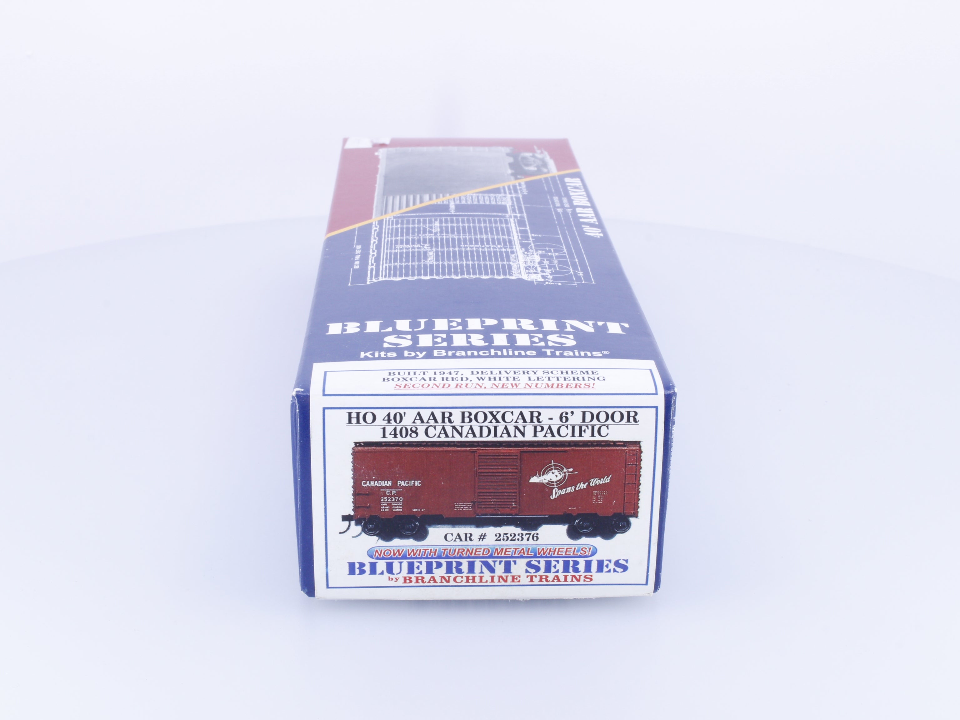 Branchline Trains 1408 HO 40' AAR Boxcar Kit Canadian Pacific (CP) 252376