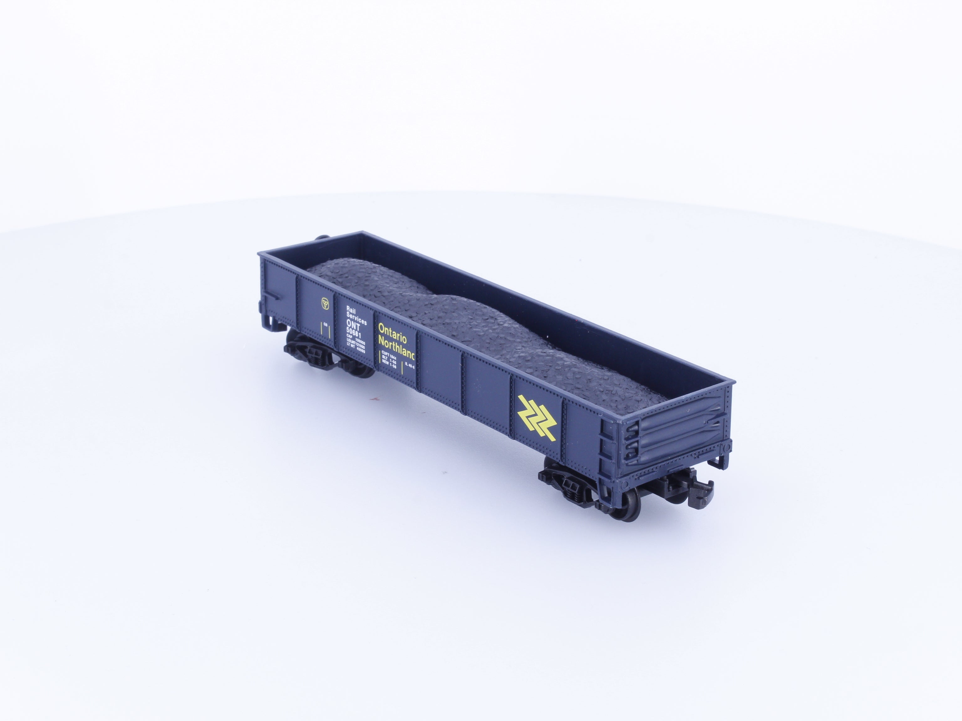 Life-Like 8462B HO Gondola with Coal Load Ontario Northland (ONT) 50681