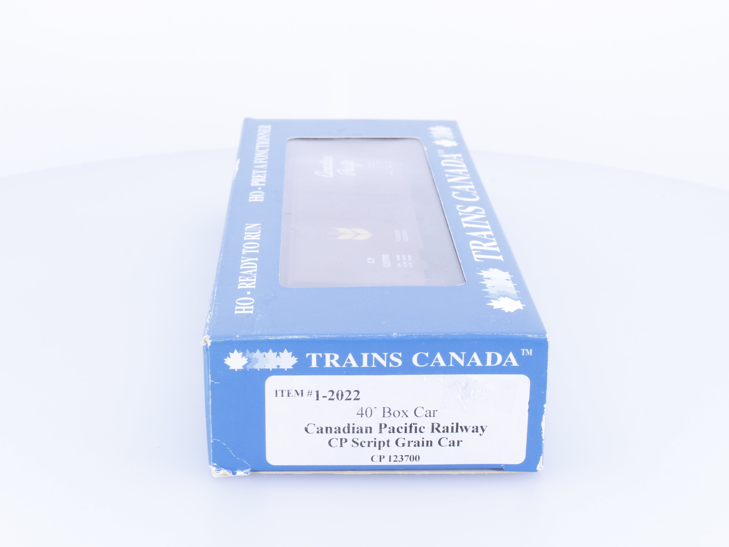 Trains Canada 1-2022 HO 40' Box Car Canadian Pacific (CP) 123700
