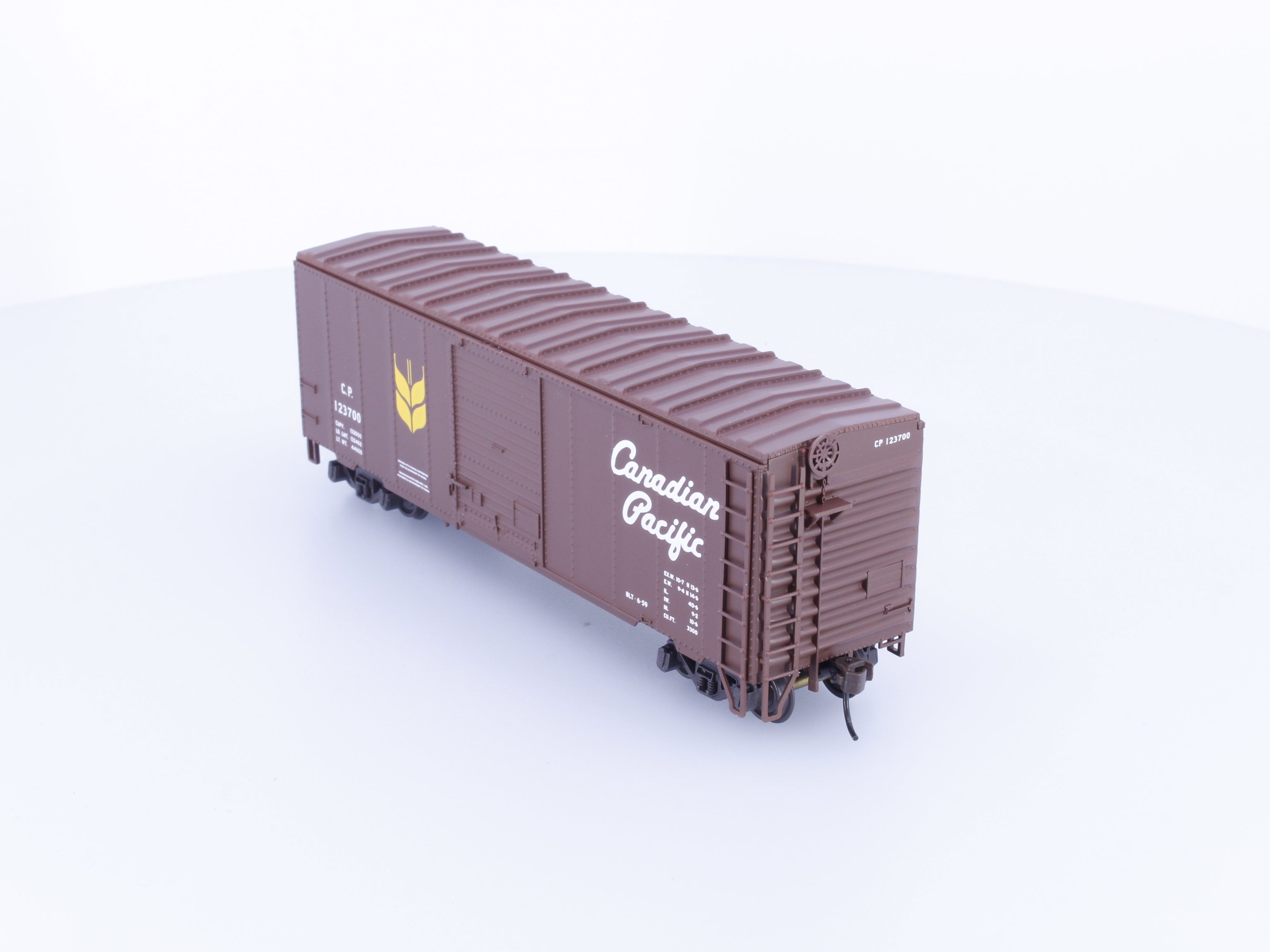 Trains Canada 1-2022 HO 40' Box Car Canadian Pacific (CP) 123700