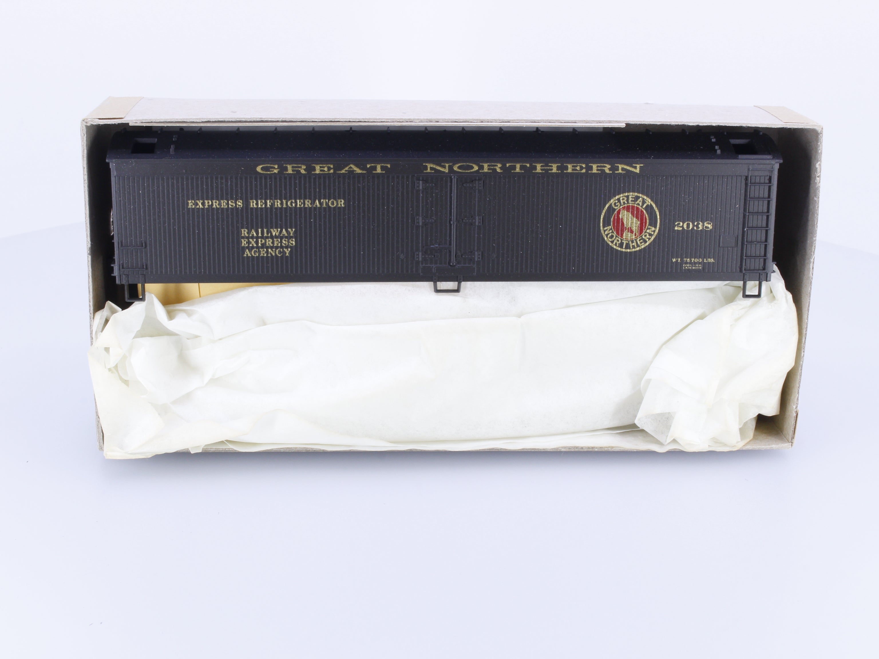 Athearn 5332 HO 50' Express Reefer Kit Great Northern (GN) 2038