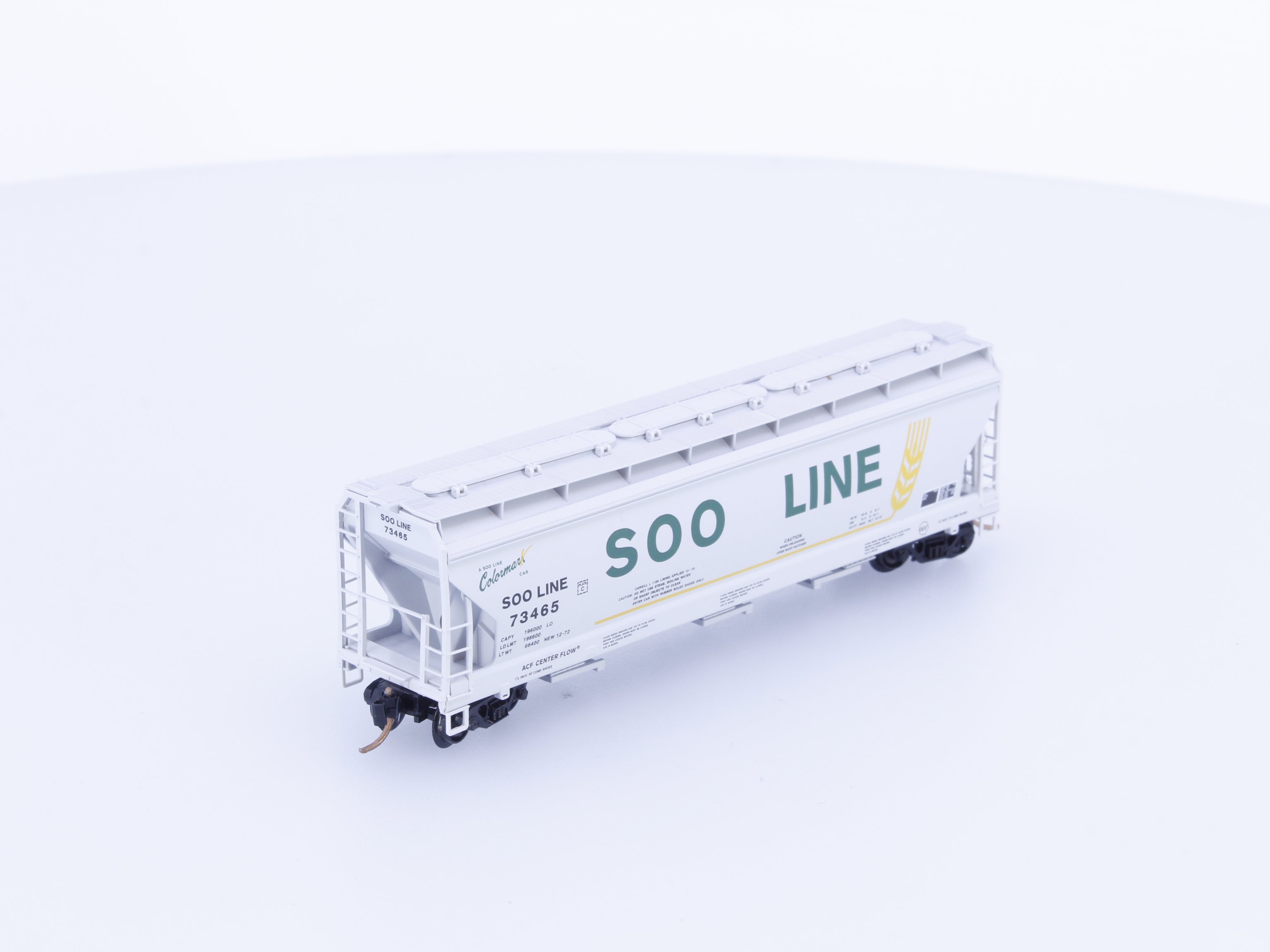 Micro Trains 94150 N Covered Hopper, 3-Bay, ACF 4650 Soo Line (SOO) 73465