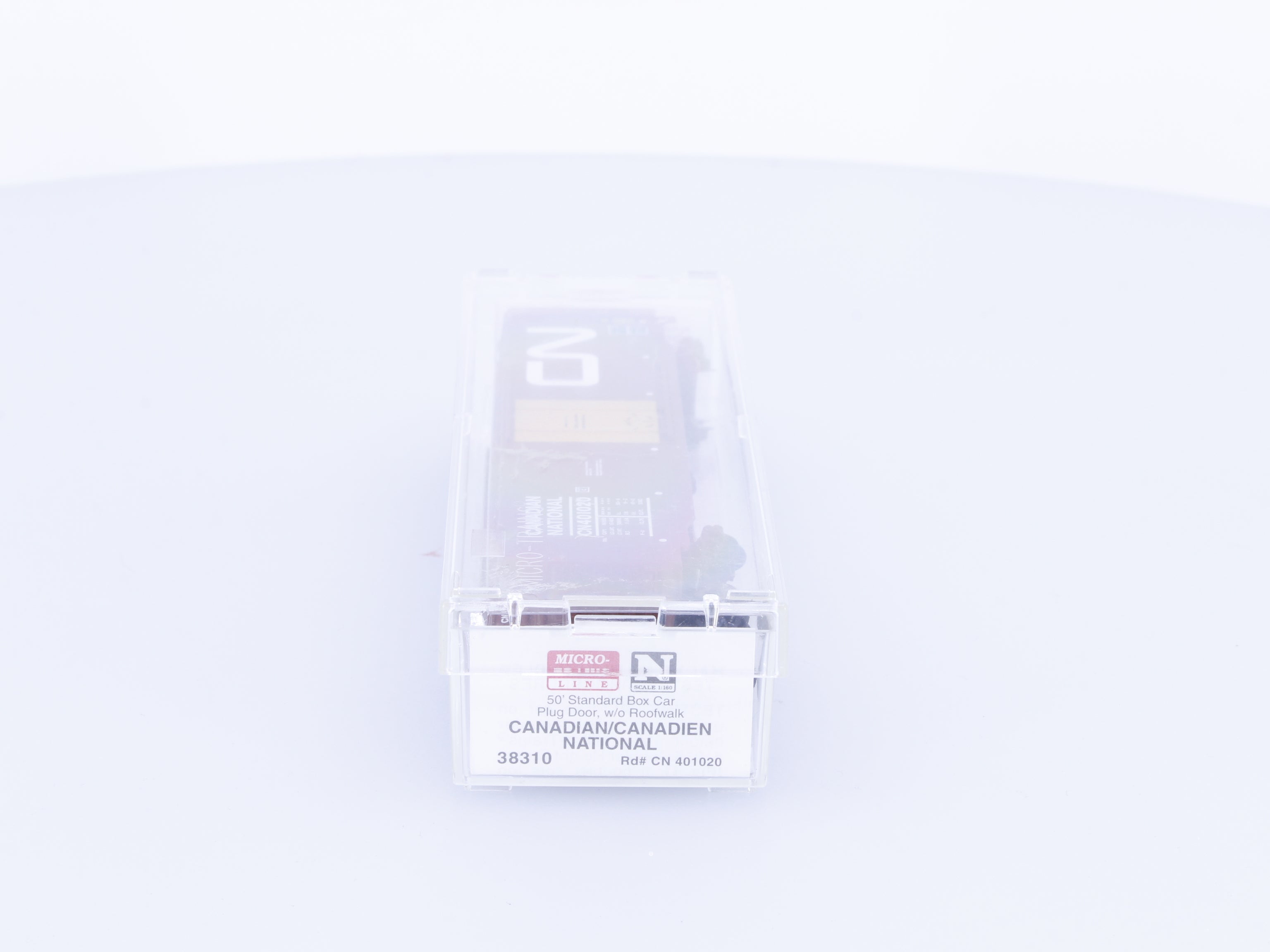 Micro Trains 38310 N 50' Standard Box Car, Plug Door Canadian National (CN) 401020