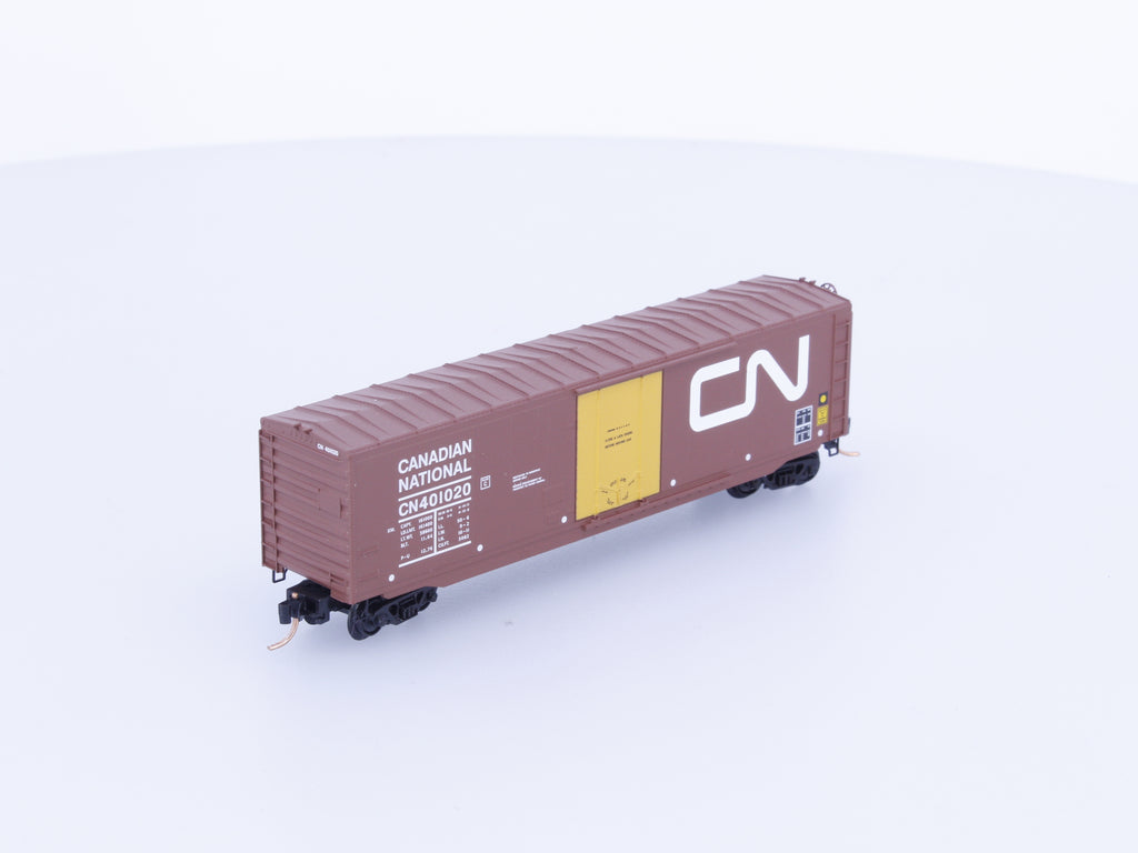 Micro Trains 38310 N 50' Standard Box Car, Plug Door Canadian National (CN) 401020
