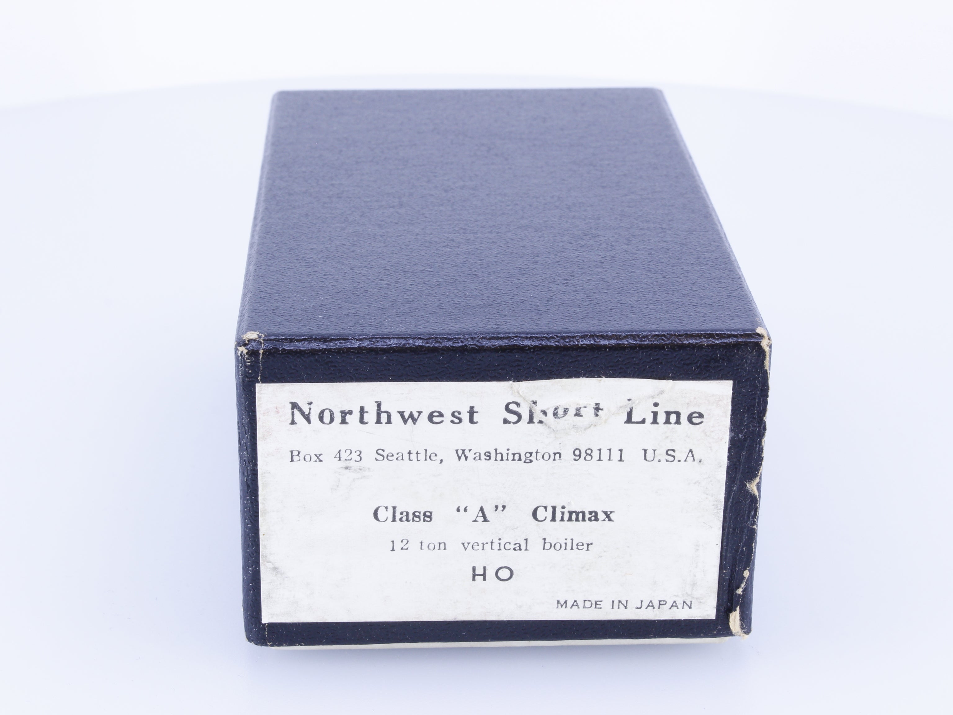 Northwest Short Line CAC12T HO Brass Class A 2 Truck Climax with 12 ton Vertical Boiler Analog DC