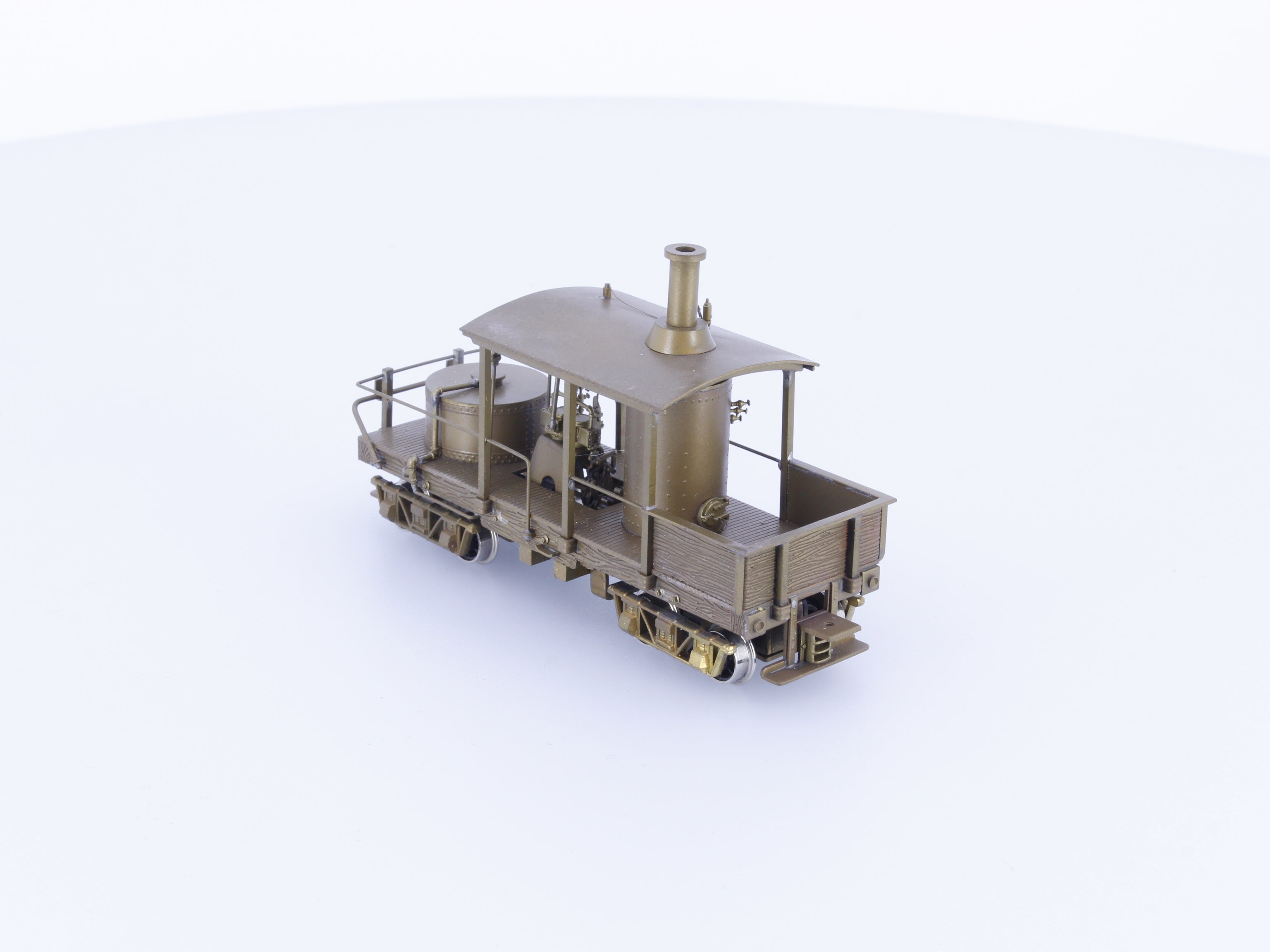 Northwest Short Line CAC12T HO Brass Class A 2 Truck Climax with 12 ton Vertical Boiler Analog DC