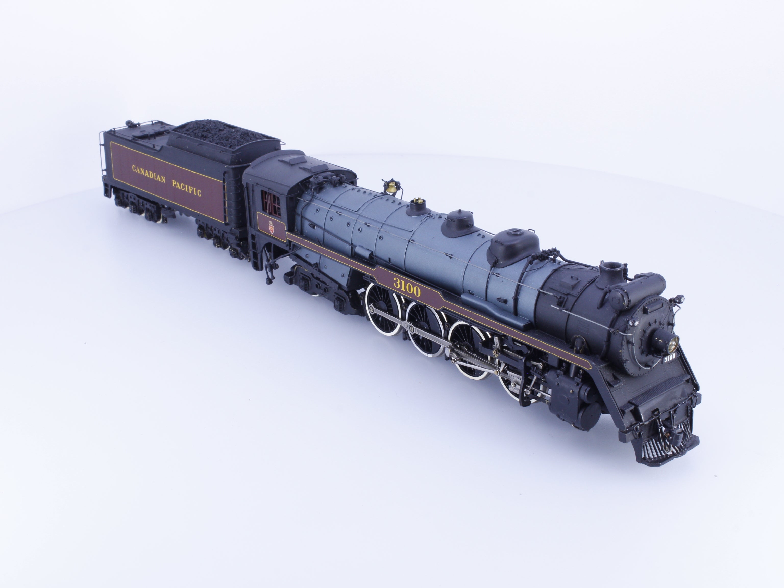 Van Hobbies CPR3100 HO Brass 4-8-4 K-1a DCC/Sound Professionally Painted Canadian Pacific (CP) 3100 DCC & Sound (#1)