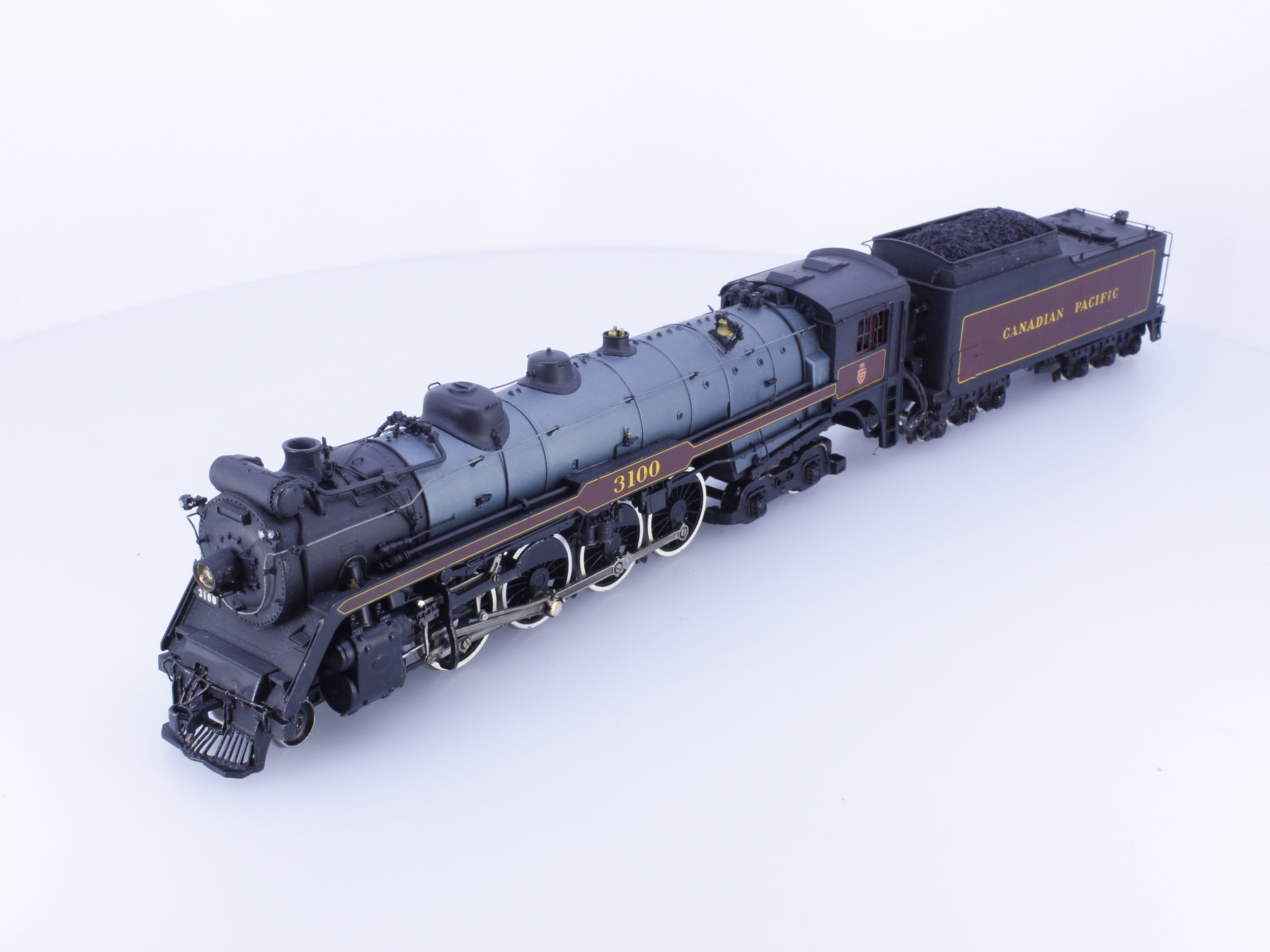 Van Hobbies CPR3100 HO Brass 4-8-4 K-1a DCC/Sound Professionally Painted Canadian Pacific (CP) 3100 DCC & Sound (#1)