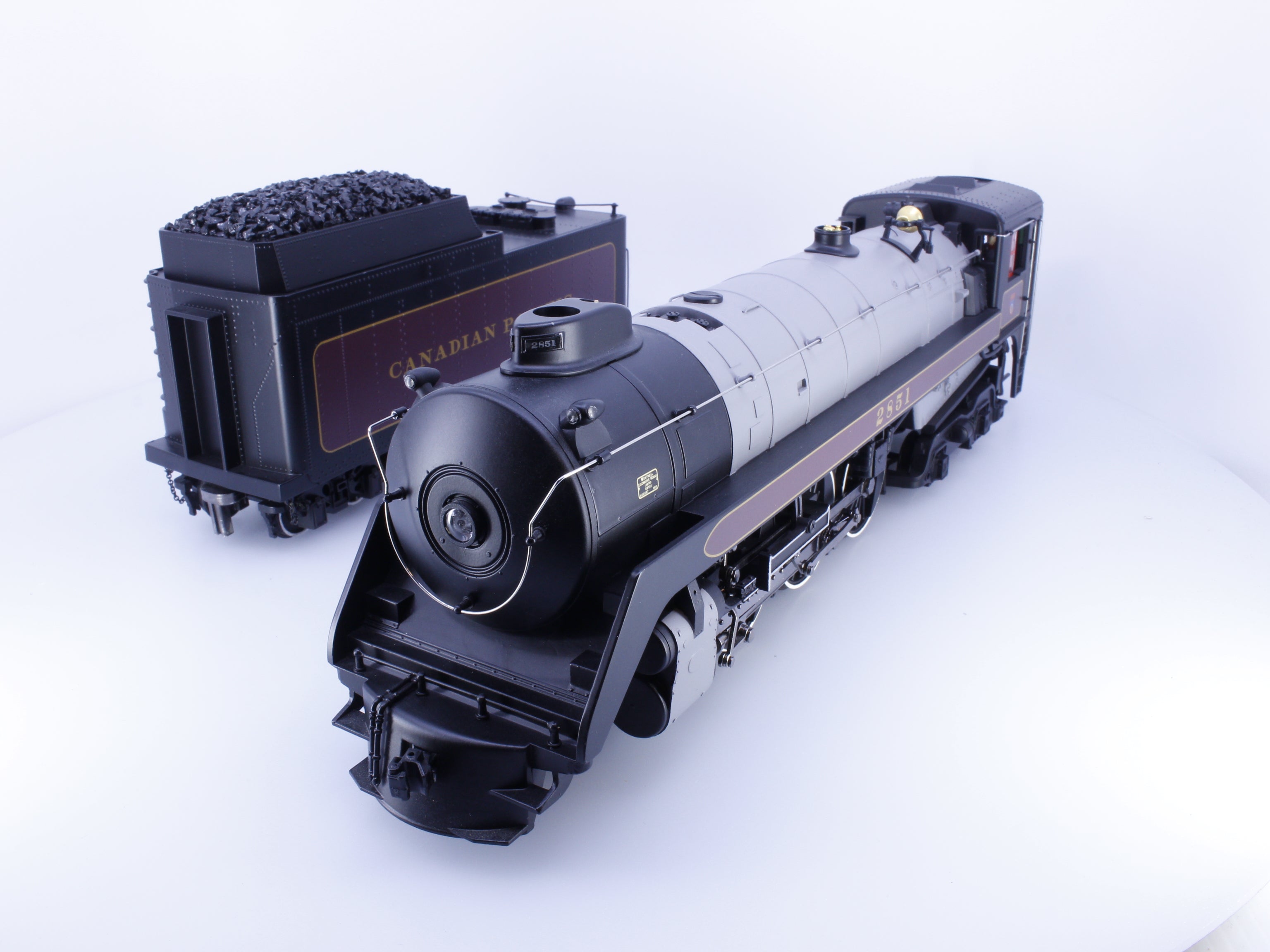 MTH 20-3313-2 O 4-6-4 Royal Hudson Steam Locomotive Proto Sound 2.0 2 Rail Canadian Pacific (CP) 2851 DCS/DC/AC & Sound