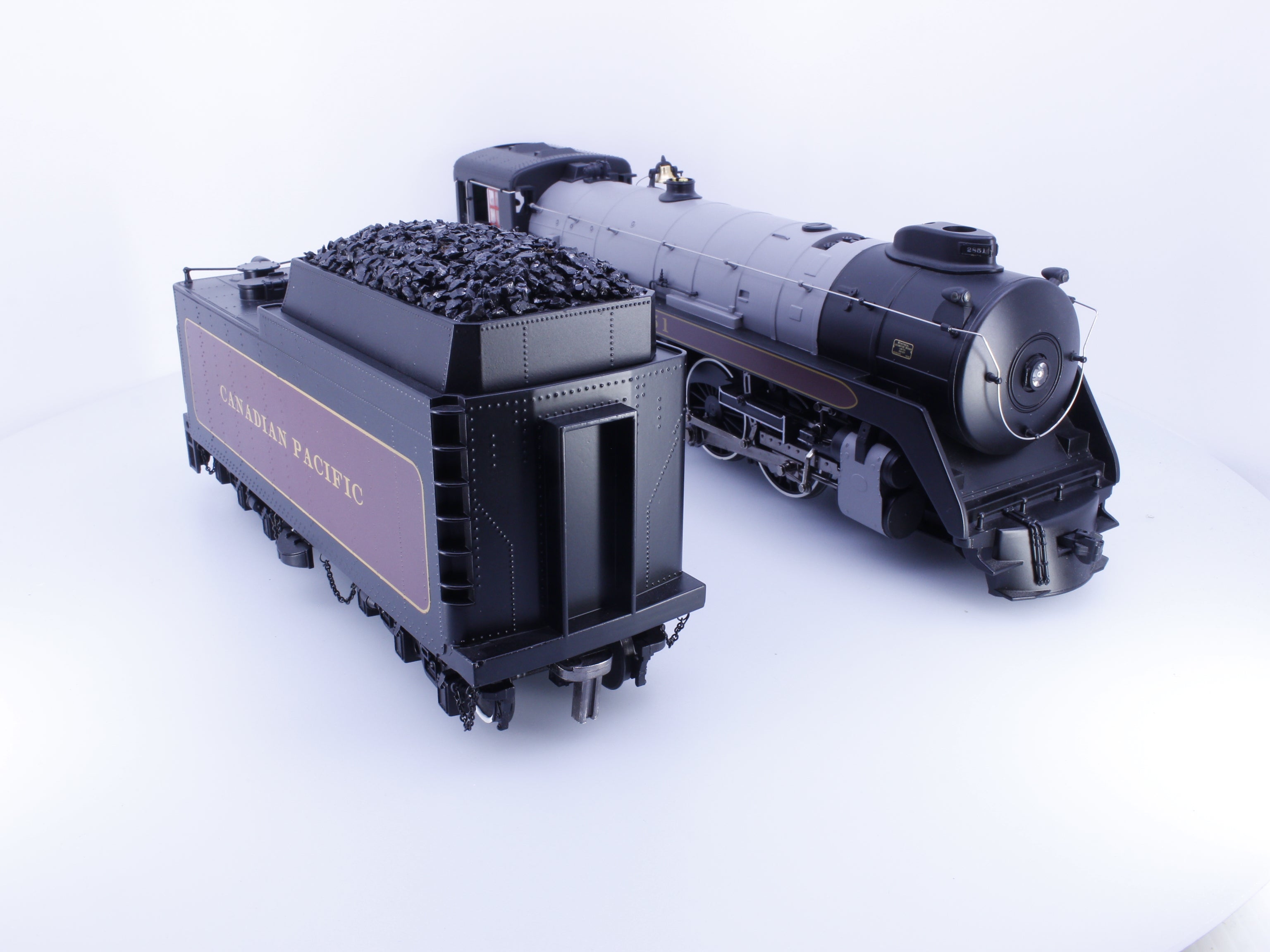 MTH 20-3313-2 O 4-6-4 Royal Hudson Steam Locomotive Proto Sound 2.0 2 Rail Canadian Pacific (CP) 2851 DCS/DC/AC & Sound