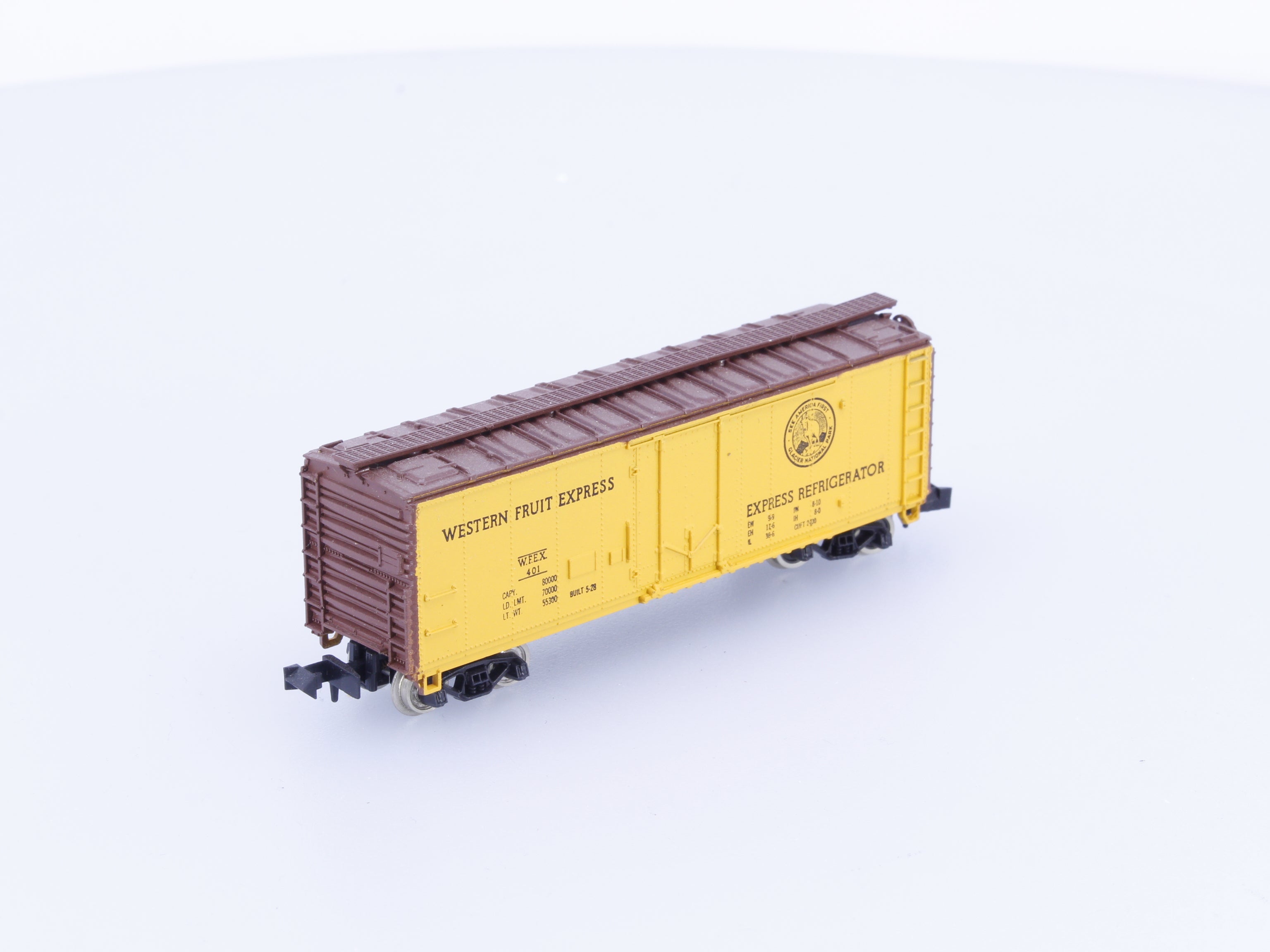 Con Cor 1051-S N 40' Refrigerator Boxcar Western Fruit Express (WFEX) 401