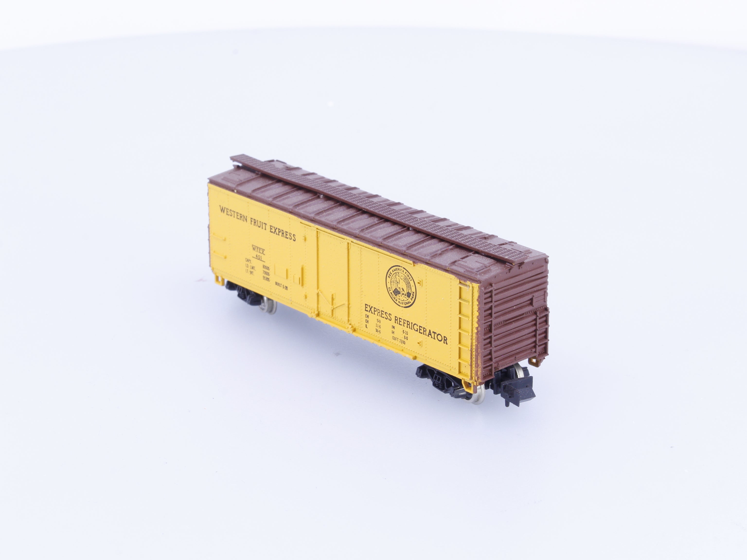 Con Cor 1051-S N 40' Refrigerator Boxcar Western Fruit Express (WFEX) 401