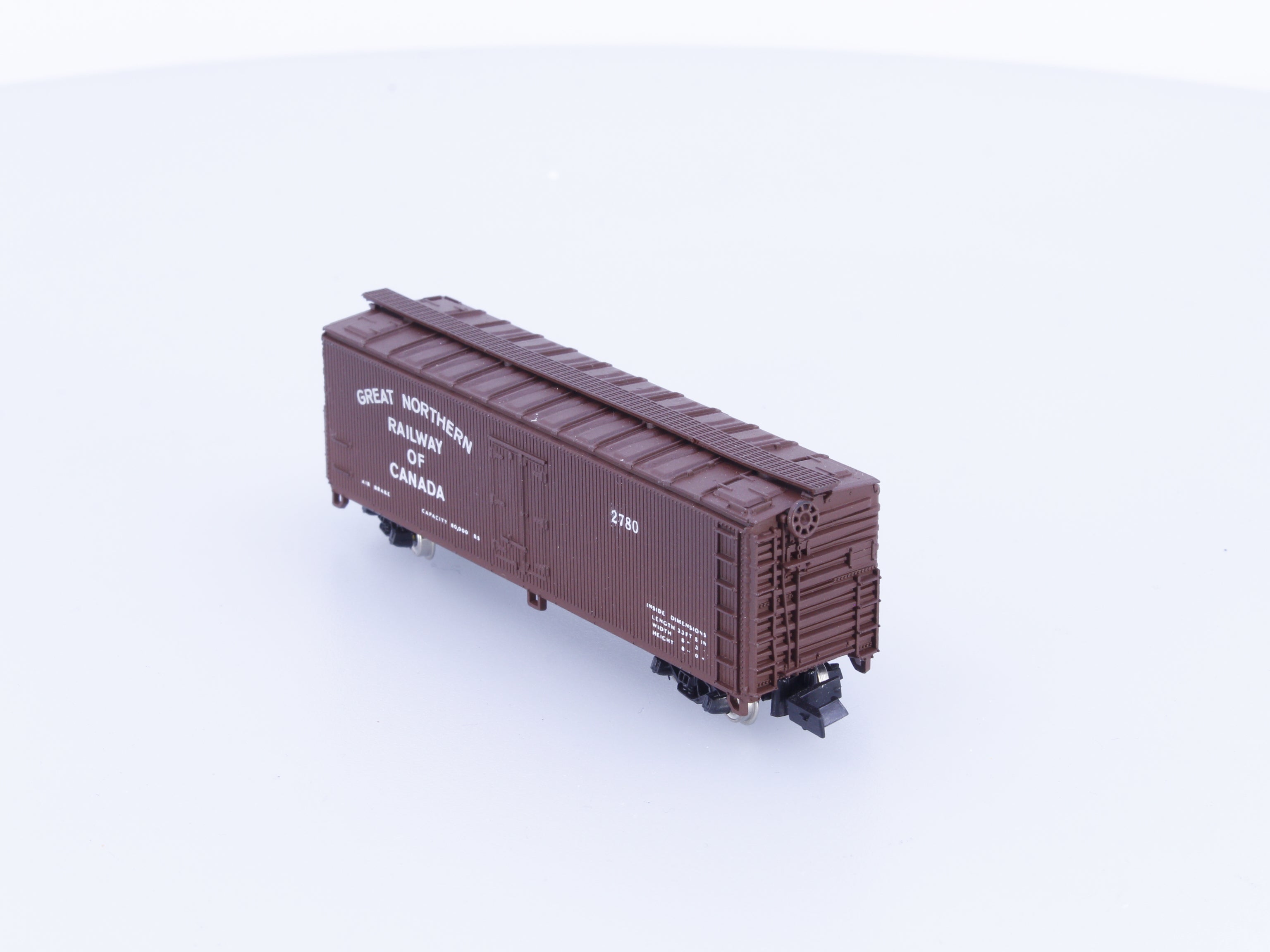 Con Cor 1351-UN N 40' Single Door Boxcar Chemin De Fer De Grand Nord Du Canada 2780