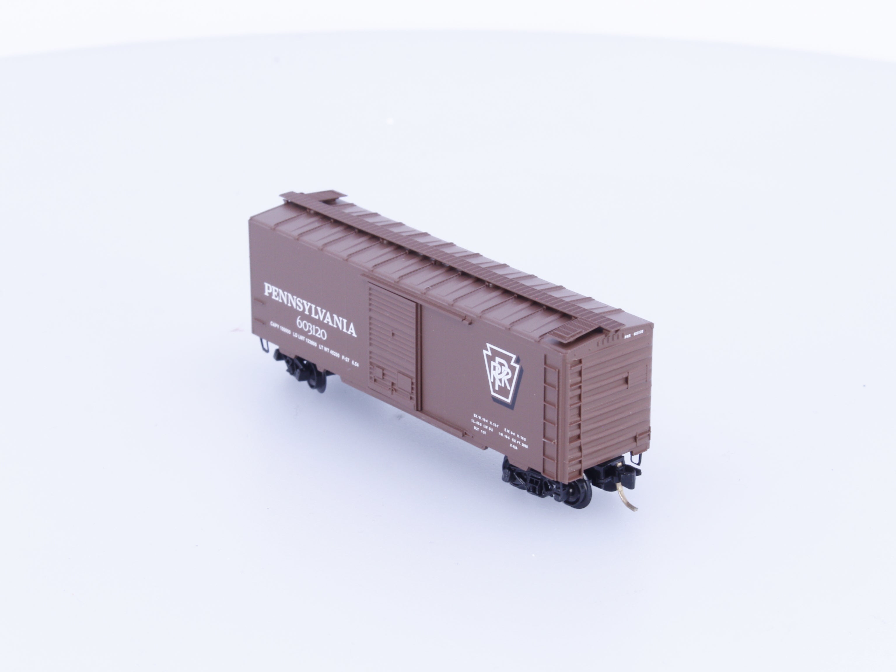 Micro Trains 20780/2 N 40' Single Door Boxcar Pennsylvania Railroad (PRR) 603120