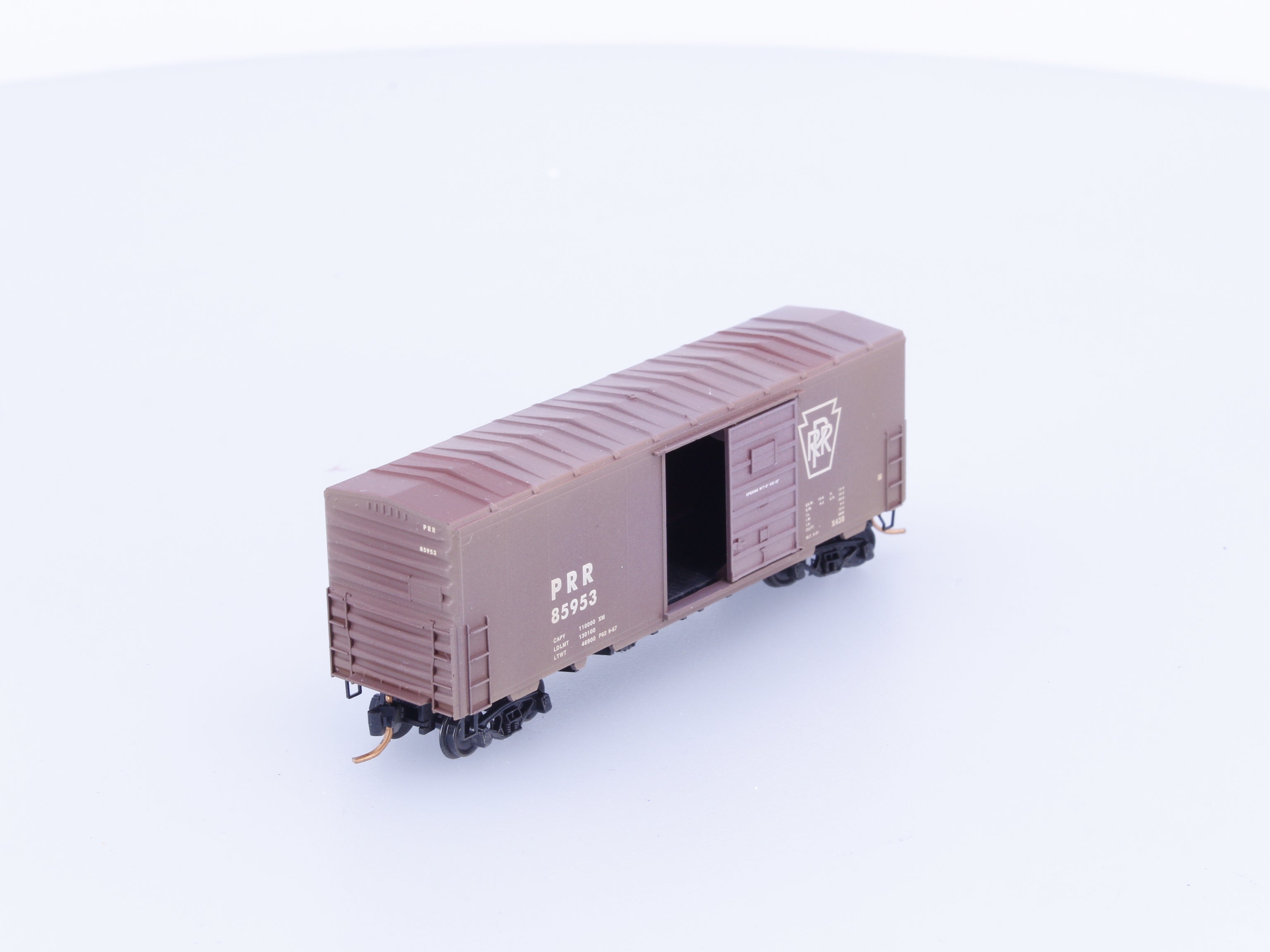 Micro Trains 02444180 N 40' Single Door Boxcar Weathered Pennsylvania Railroad (PRR) 85953