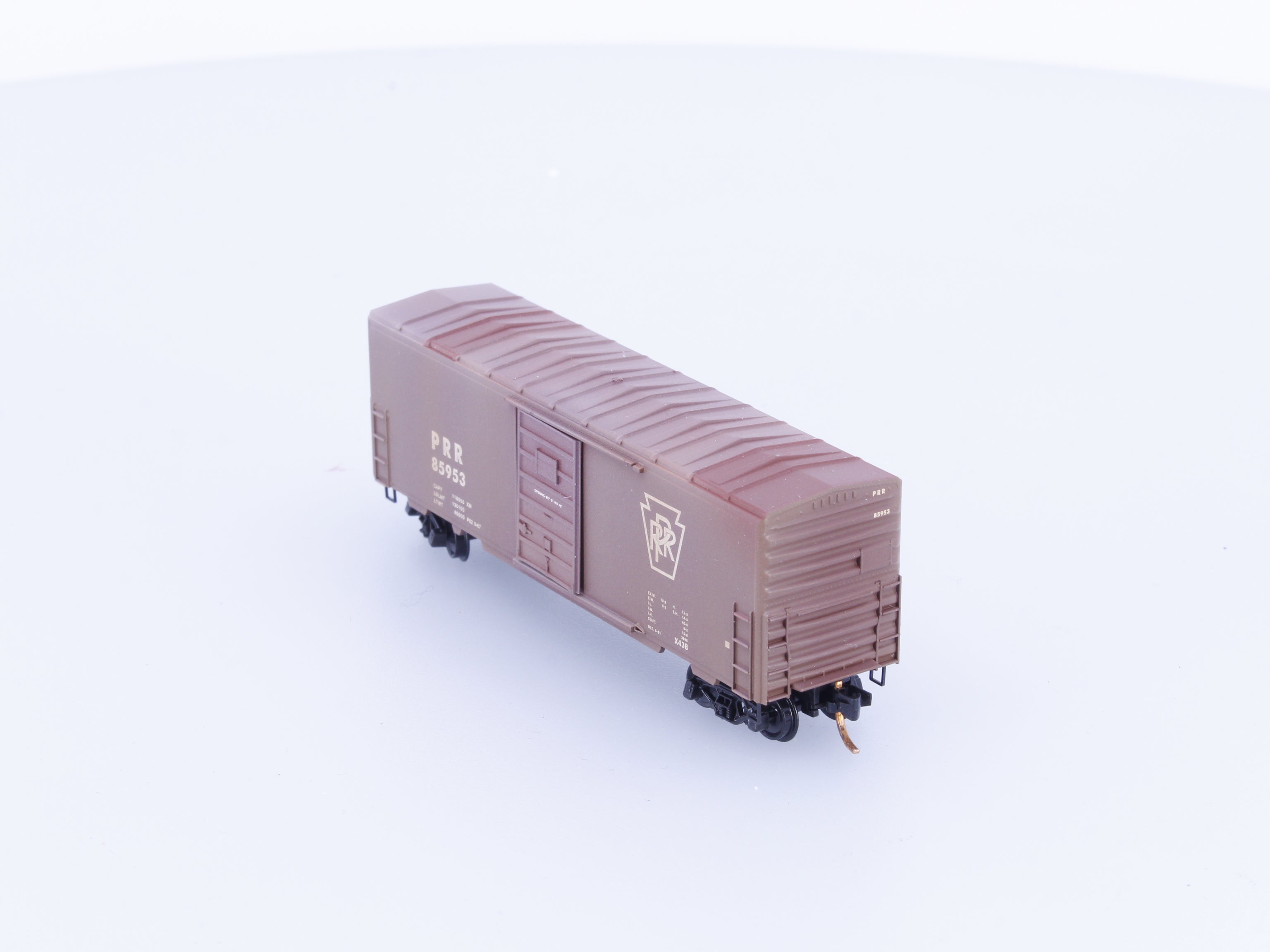 Micro Trains 02444180 N 40' Single Door Boxcar Weathered Pennsylvania Railroad (PRR) 85953