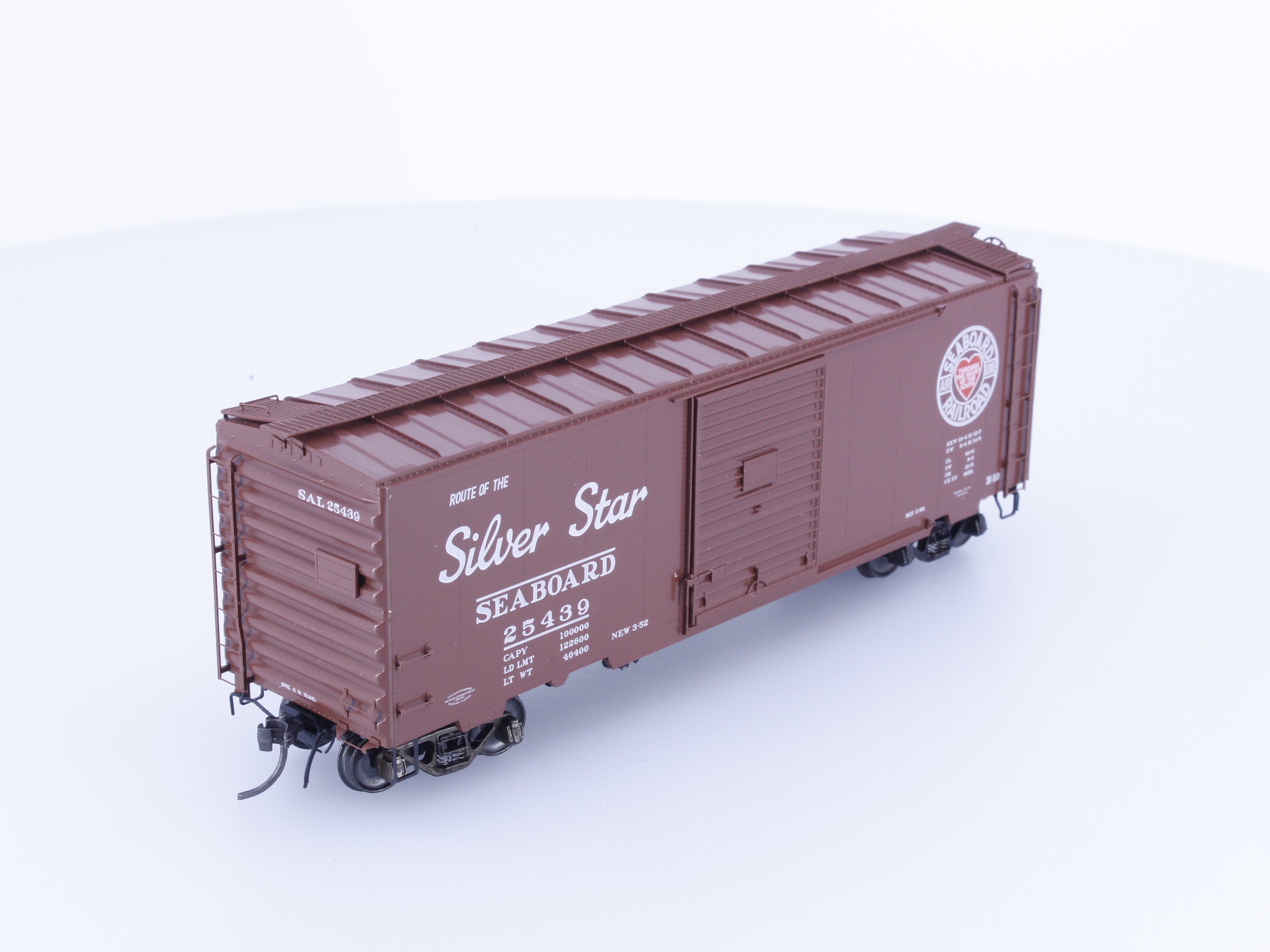 Kadee 5115 HO 40' Single Door Box Car Seaboard Air Line (SEABOARD) 25439
