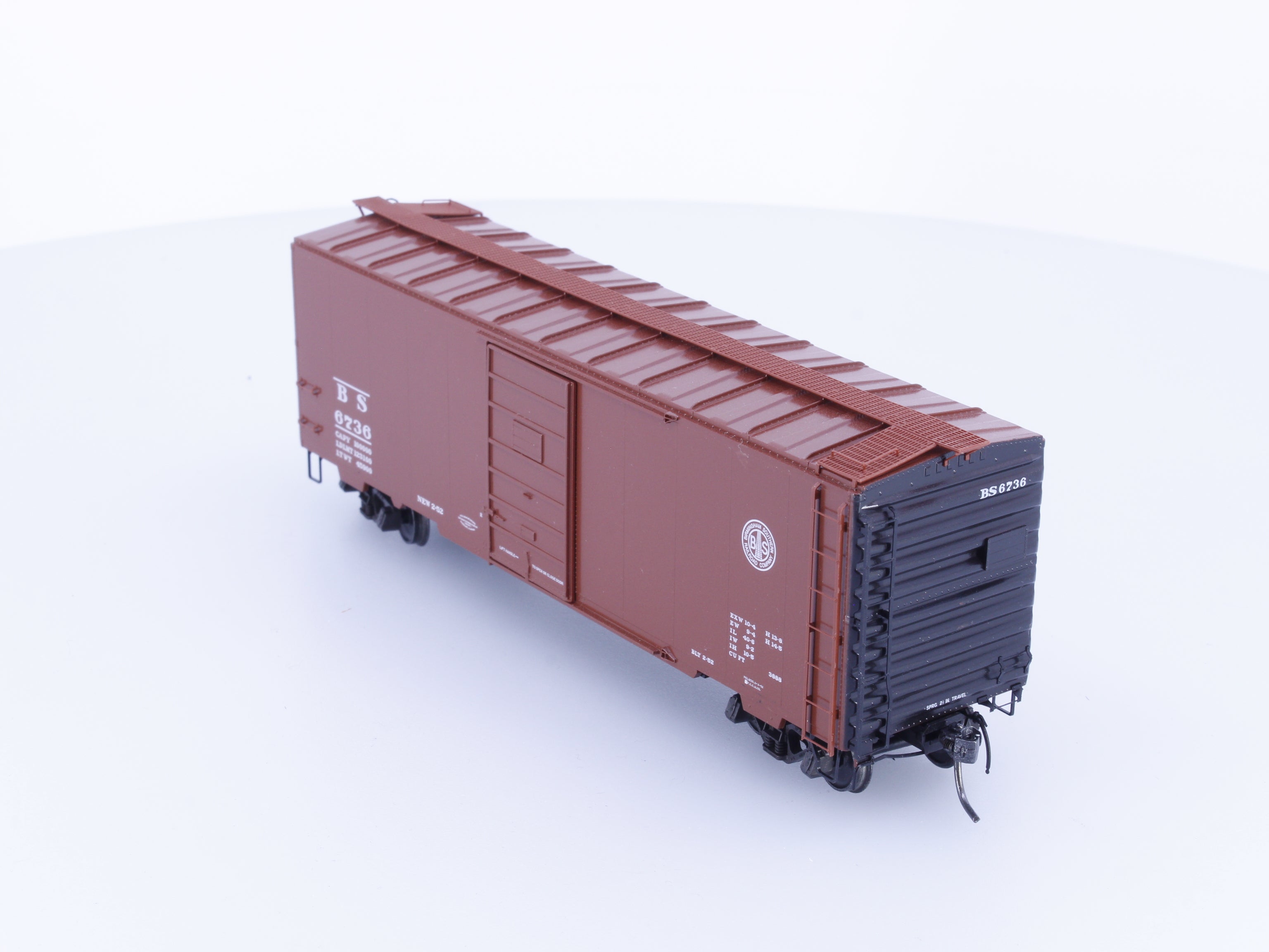 Kadee 4316 HO 40' Single Door Box Car Birmingham Southern (BS) 6736