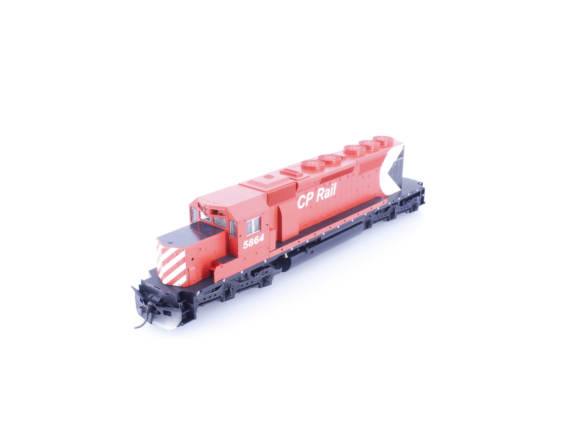 Kato 37-2905 HO EMD SD40-2 Mid with Snoot Nose Diesel Locomotive Canadian Pacific (CP) 5864 Analog DC