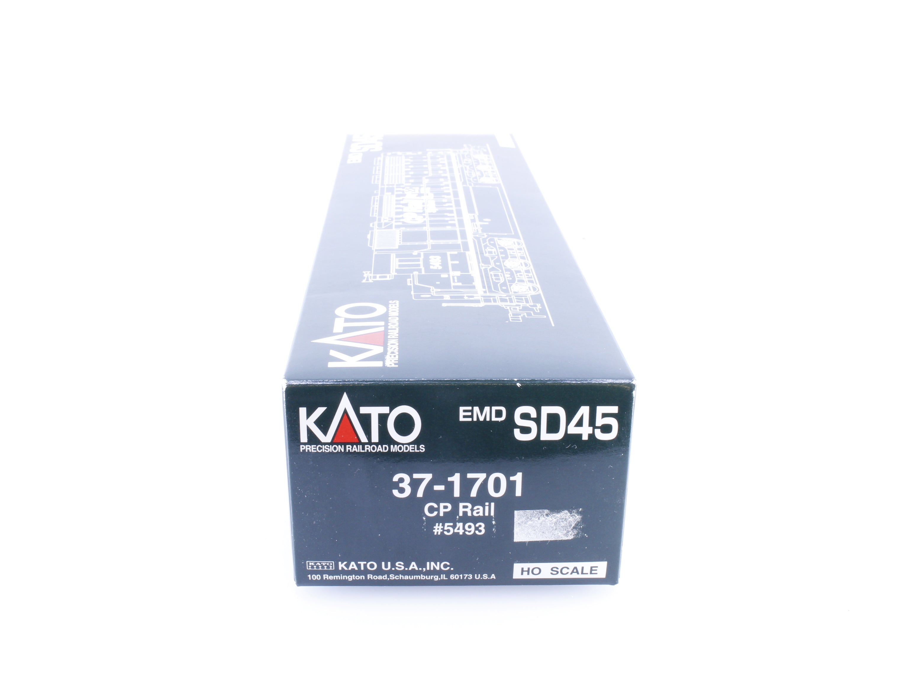 Kato 37-1701 HO EMD SD45 Diesel Locomotive Canadian Pacific (CP) 5493 DCC