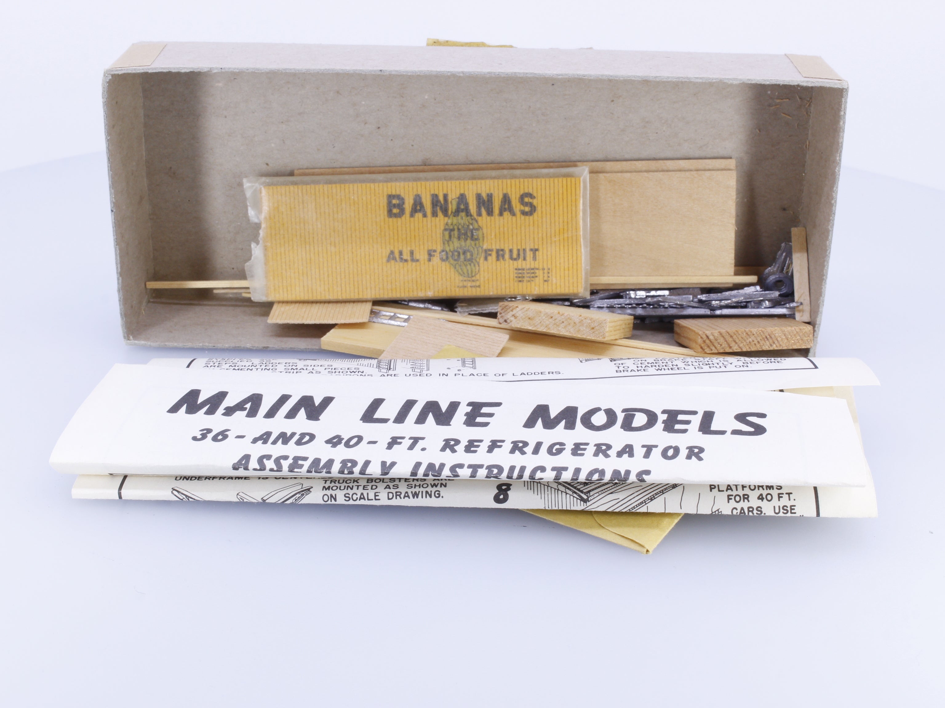 Main Line Models PR-2 HO 36' Refrigerator Car Kit NRCC Bananas