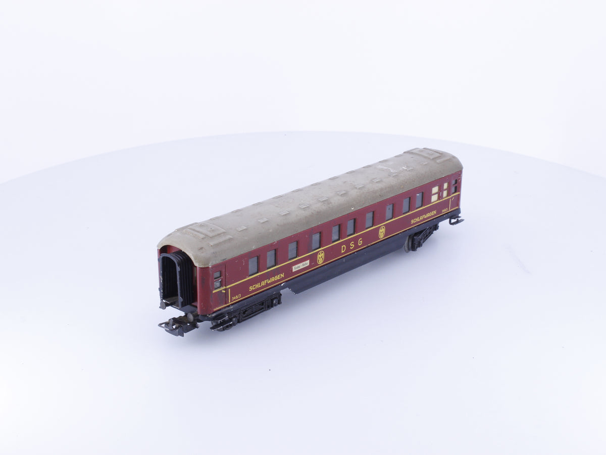 Marklin 346/3 HO DSG Schlafwagen 346/3