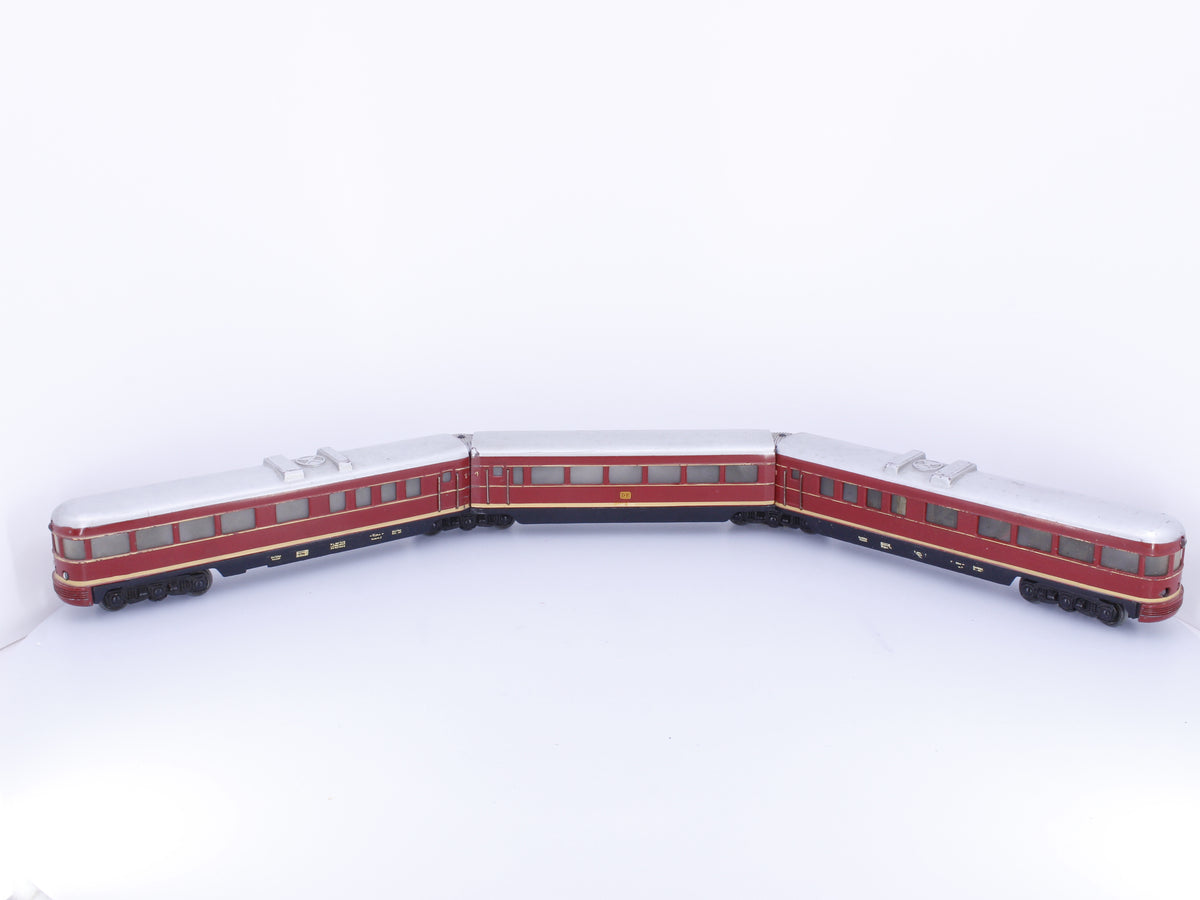 Marklin 3025 HO DB 3 Piece Rail Car Analog AC